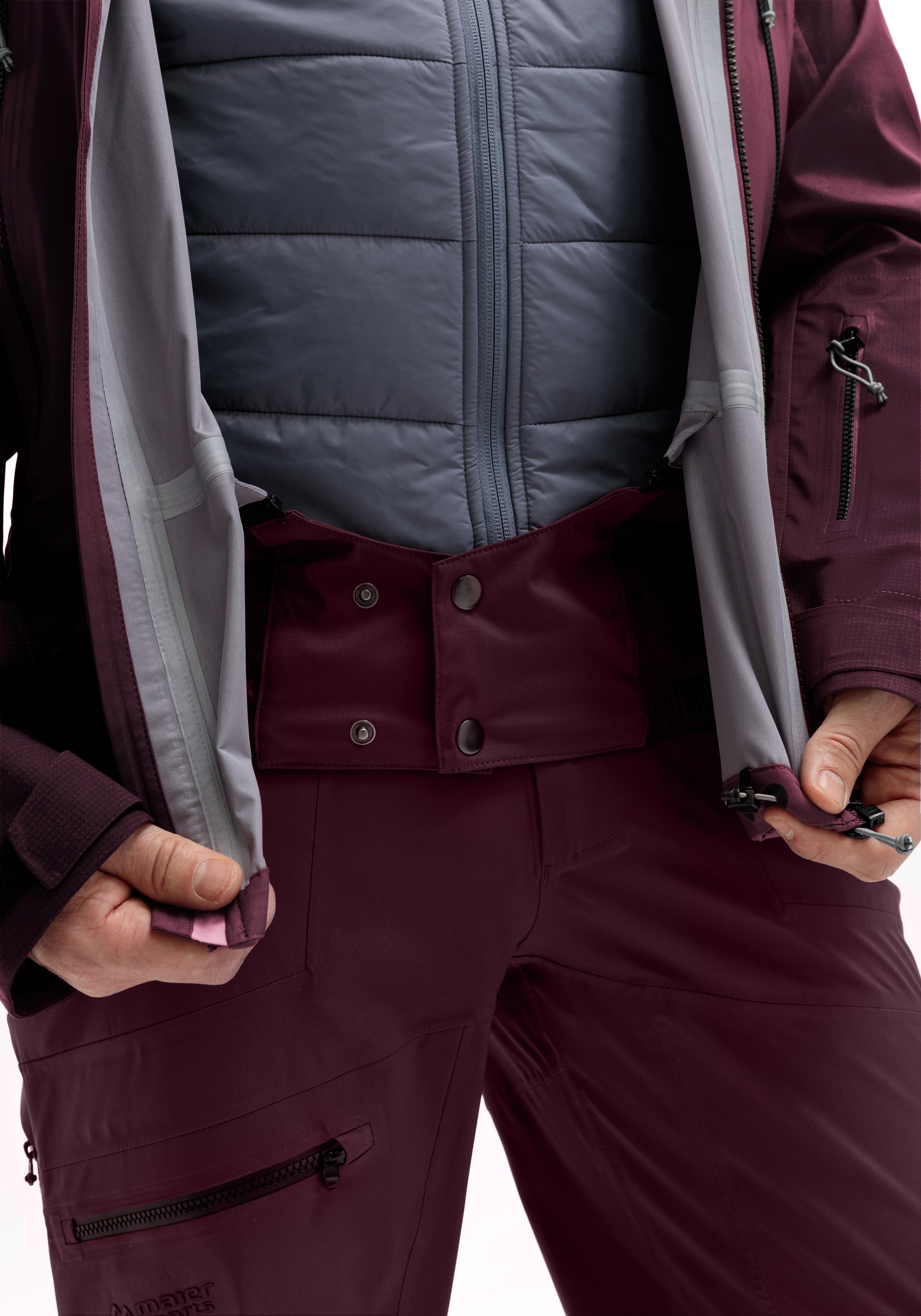 Maier Sports Skijacke »Marsicano 3lg«, Herren 3-Lagen-Jacke Winterjacke wasserdicht