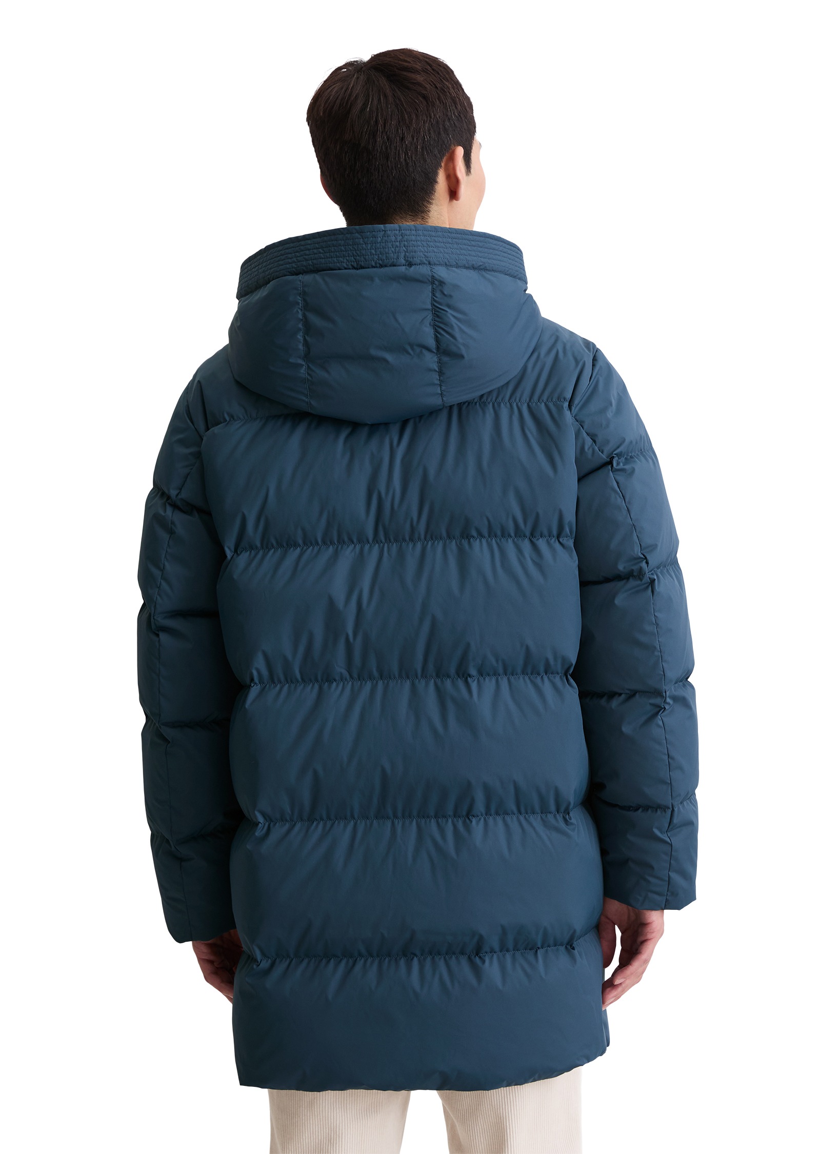 Marc OPolo Daunenjacke, mit Kapuze, Pufferjacke, regular fit, eingesetzte, günstig online kaufen