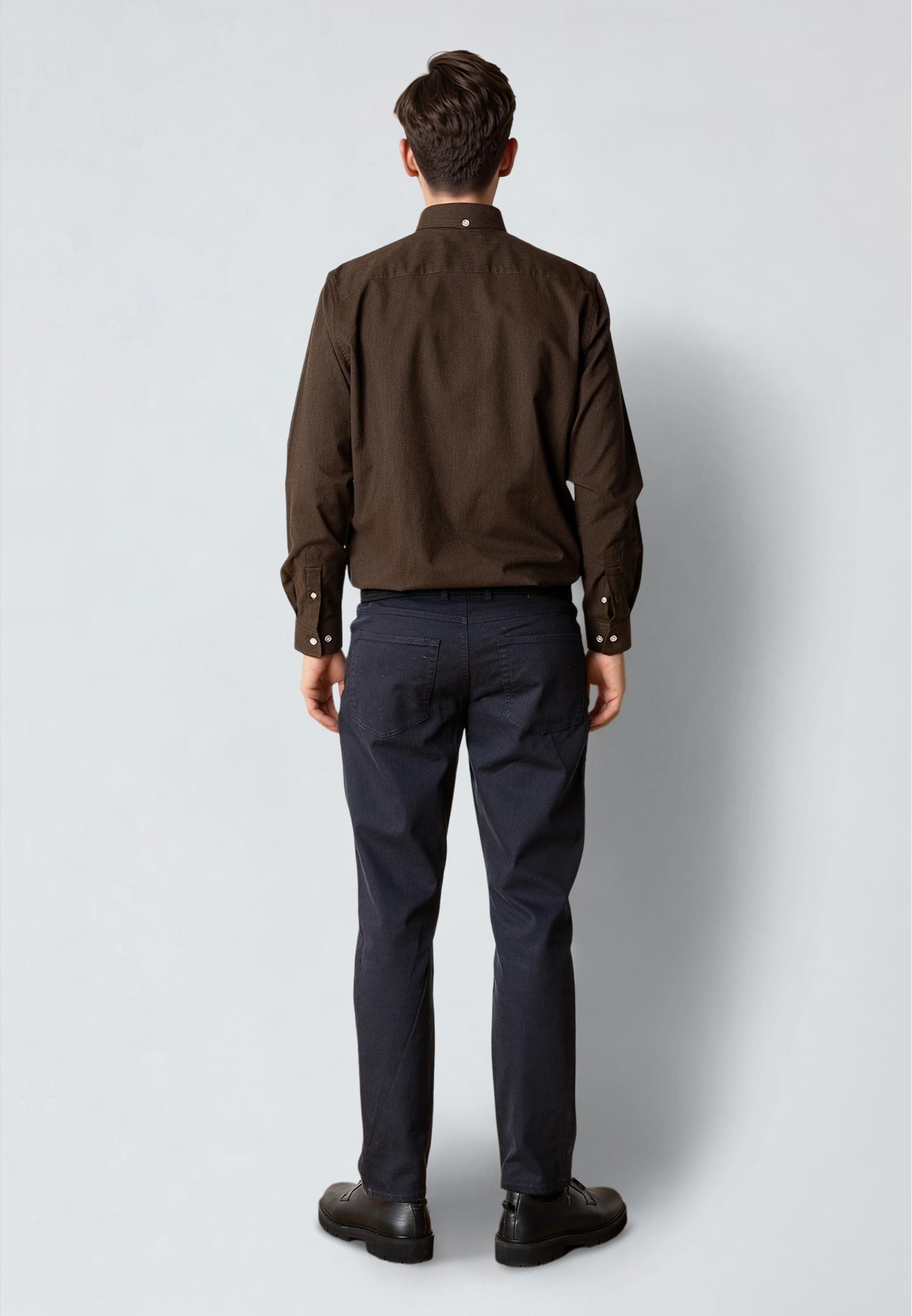 Clean Cut Copenhagen Langarmhemd »Clean Cut Copenhagen Oxford Stretch Plain L/S«, (1 tlg.)