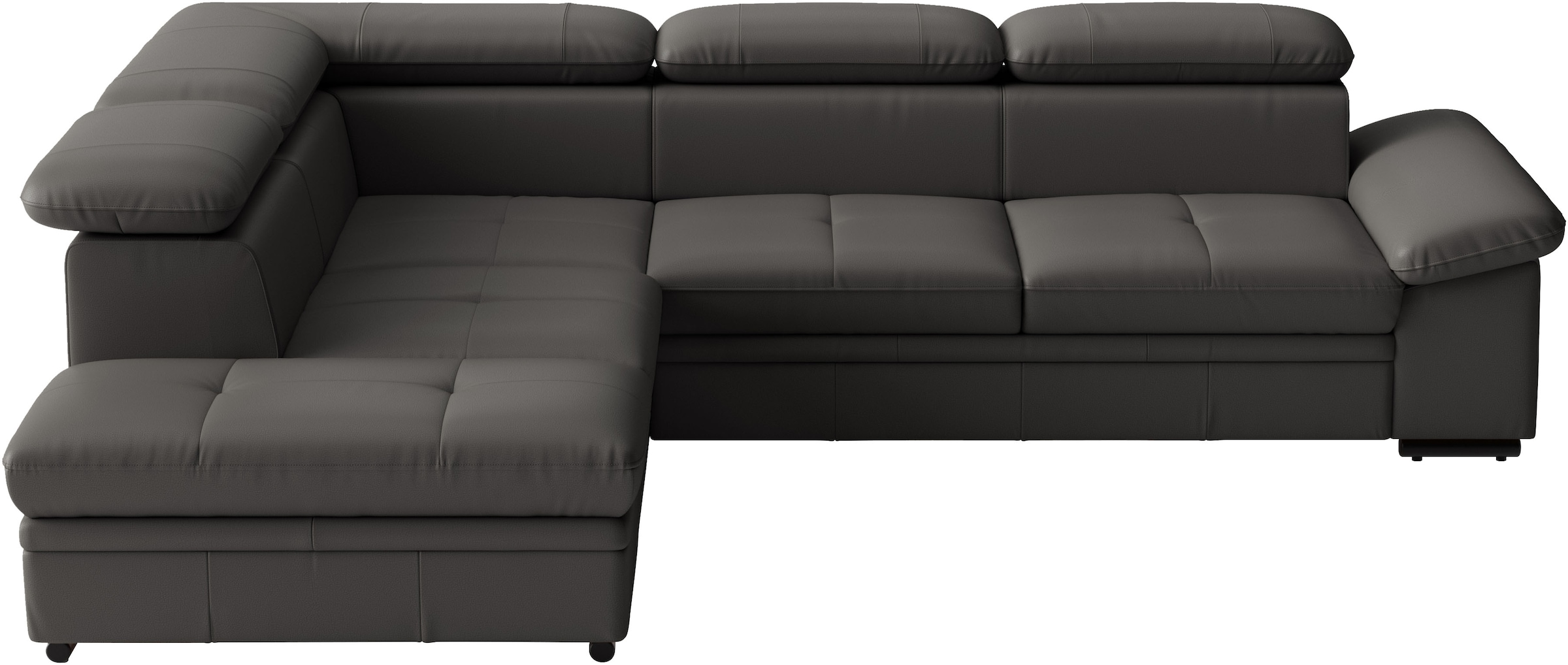 sit&more Ecksofa "Viola L-Form, B: 249 cm, Arm- & Kopfteilverstellung" optional mit Schlaffunktion