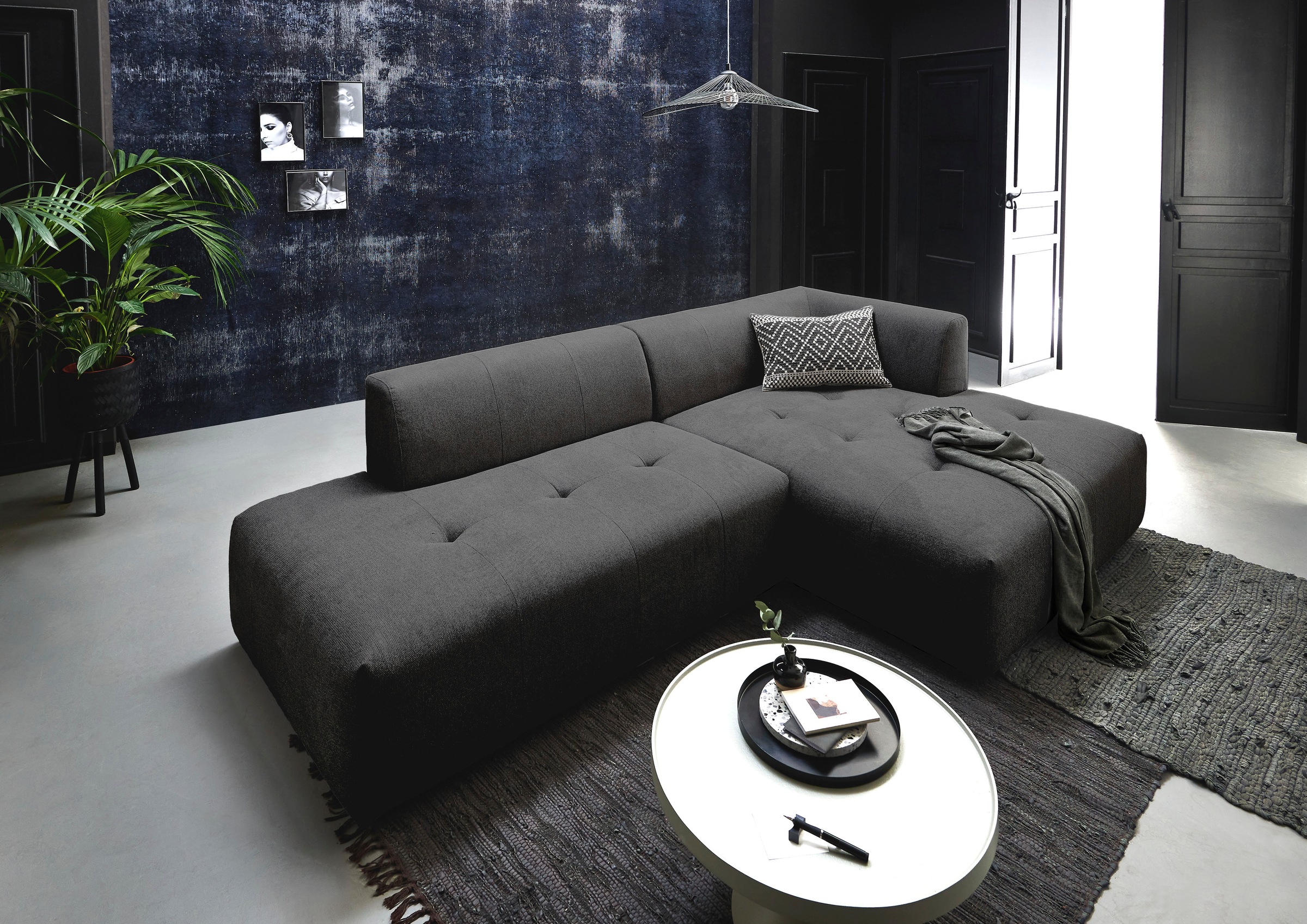 ATLANTIC home collection 3-Sitzer »Leonardo«, Ottomane mit XXL-Liegefläche