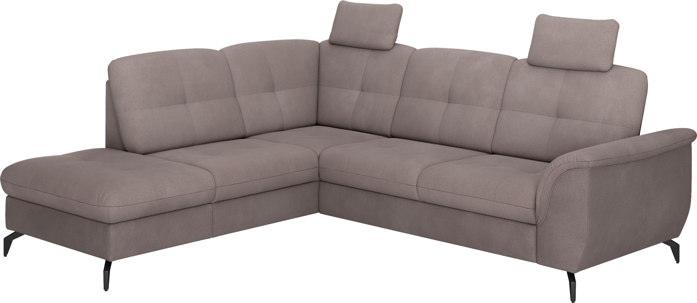sit&more Ecksofa »Zora L-Form«, wahlweise mit Bettfunktion und Bettkasten