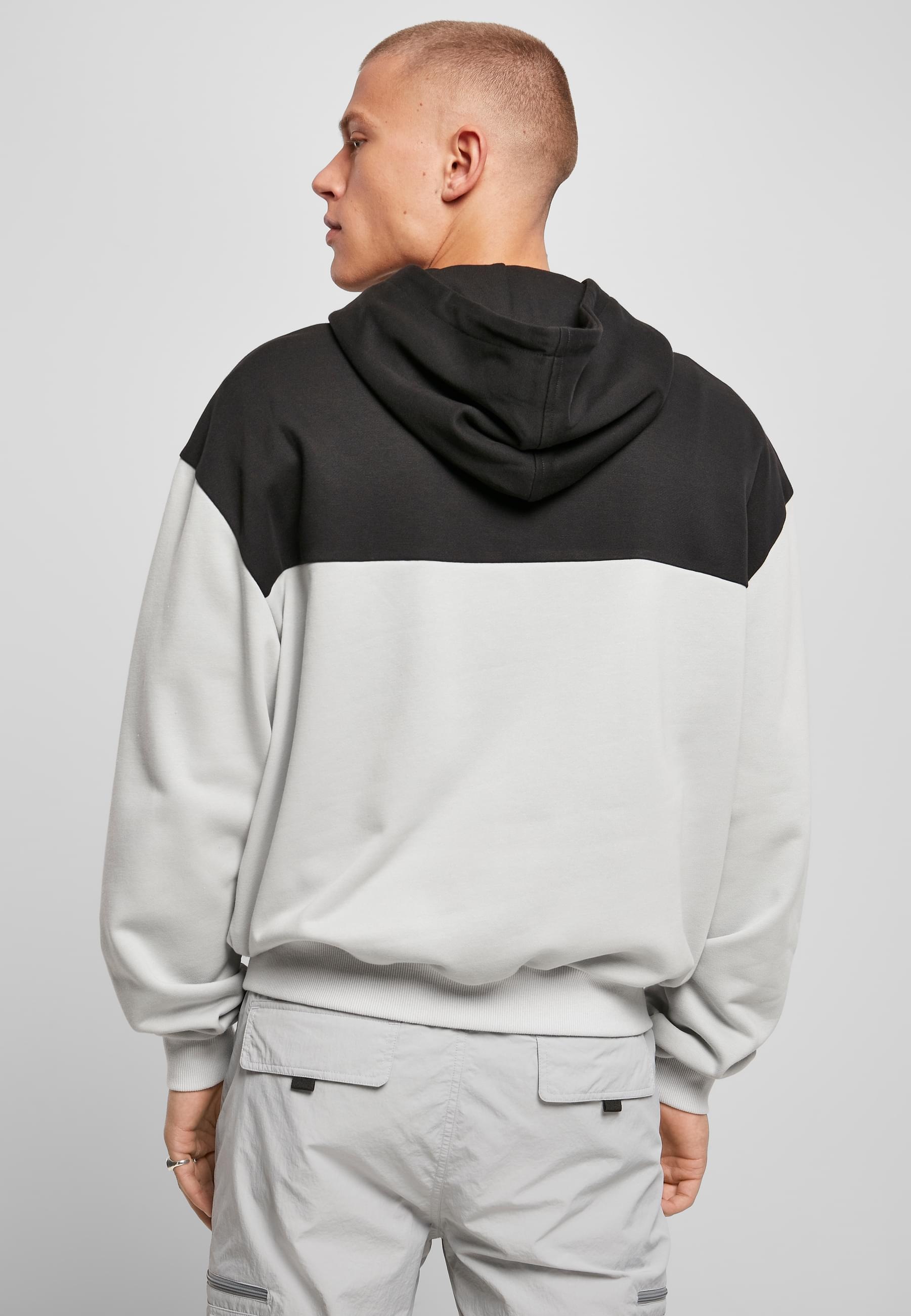 URBAN CLASSICS Sweatshirt »Urban Classics Herren Upper Block Hoody«, (1 tlg.)