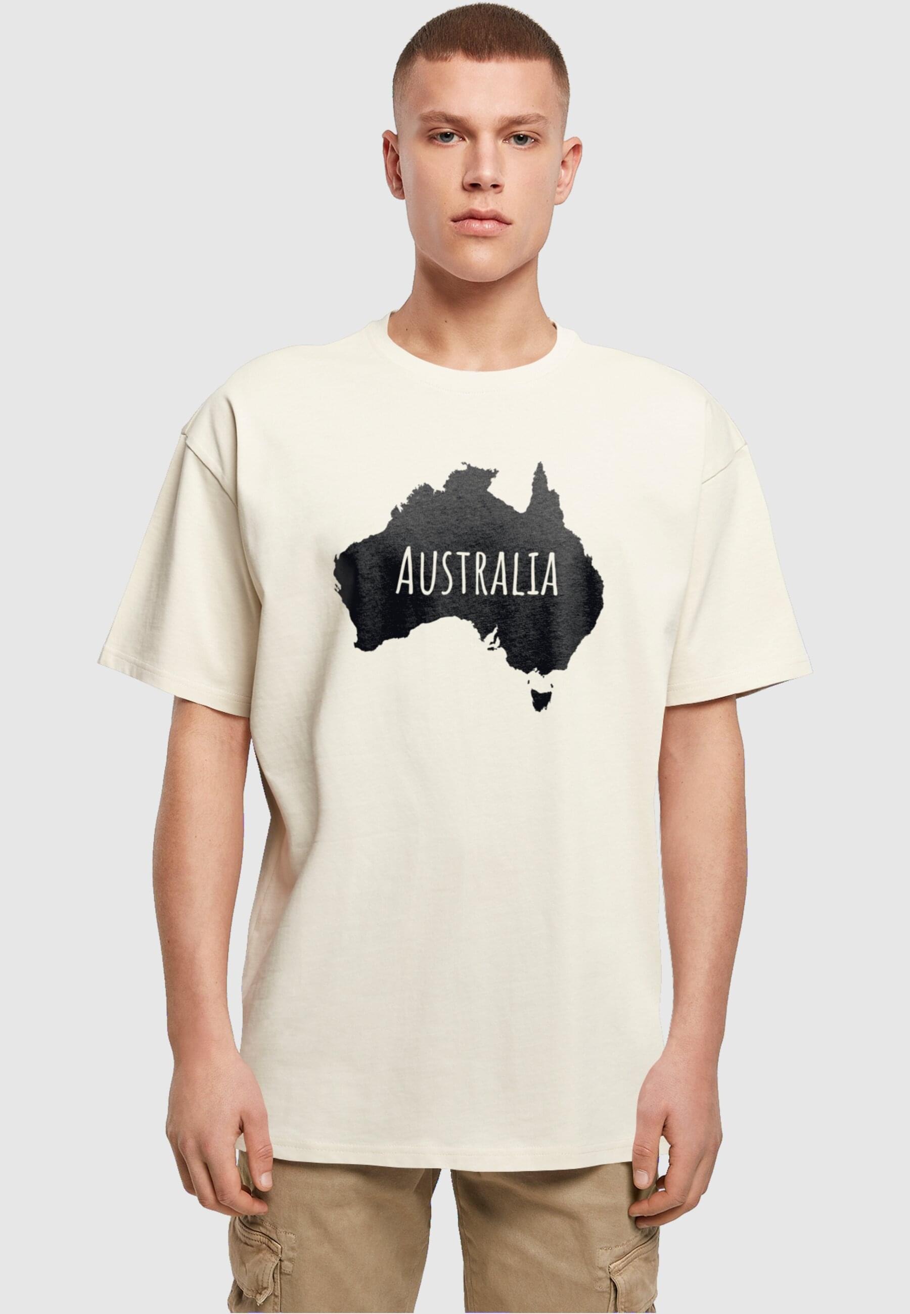 Merchcode T-Shirt »Merchcode Herren Australia Heavy Oversize Tee-BY102«, (1 tlg.)