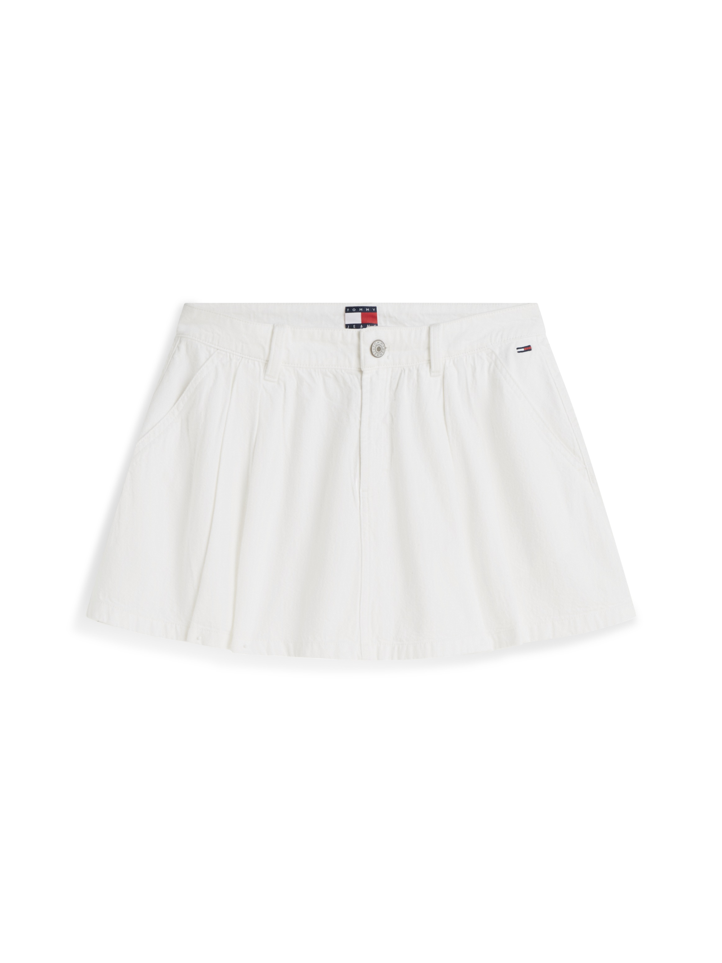 Tommy Jeans Minirock »TJW TWILL FLARED MINI SKIRT« Baumwollmischung, in ausgestellter Form