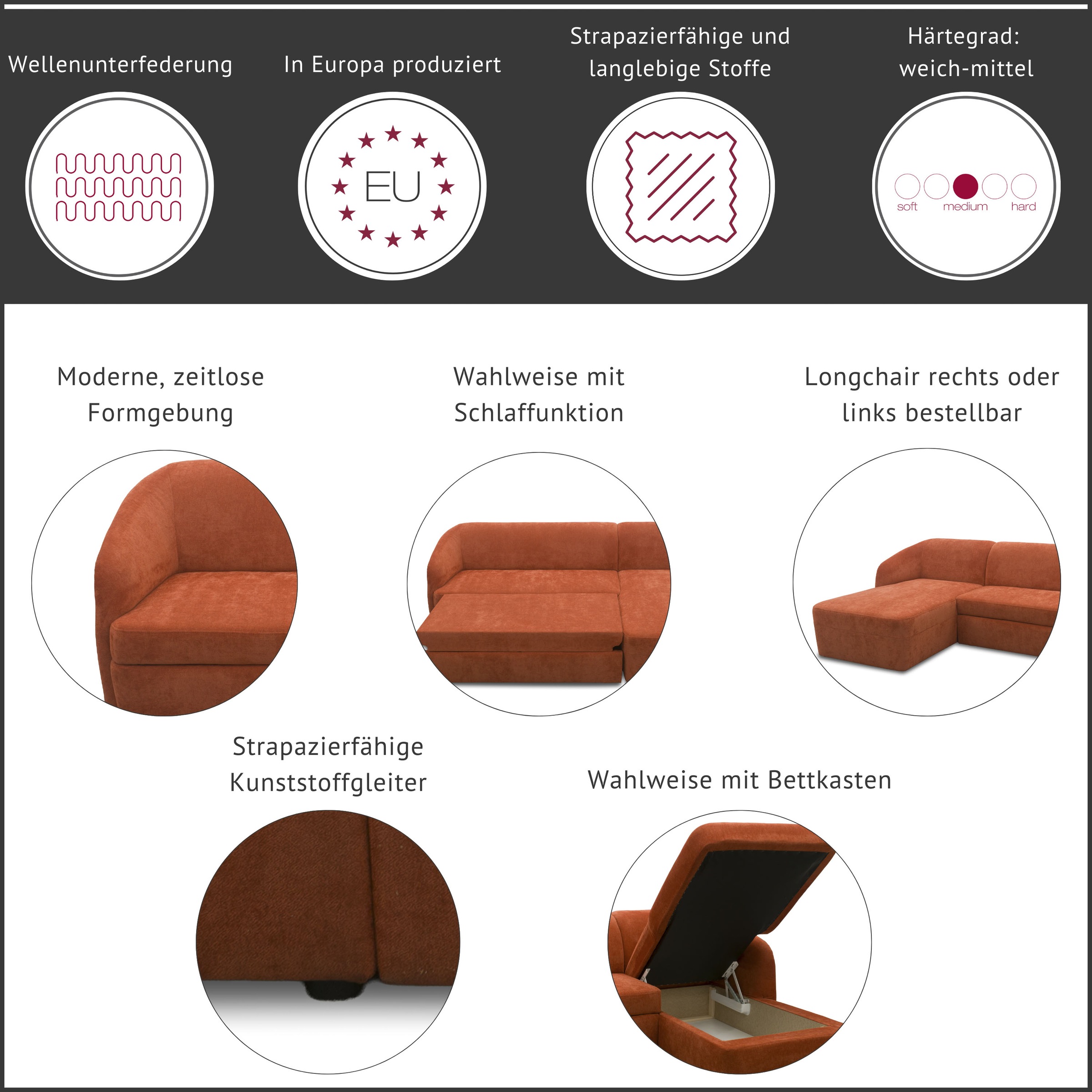 DOMO collection Ecksofa »100033«