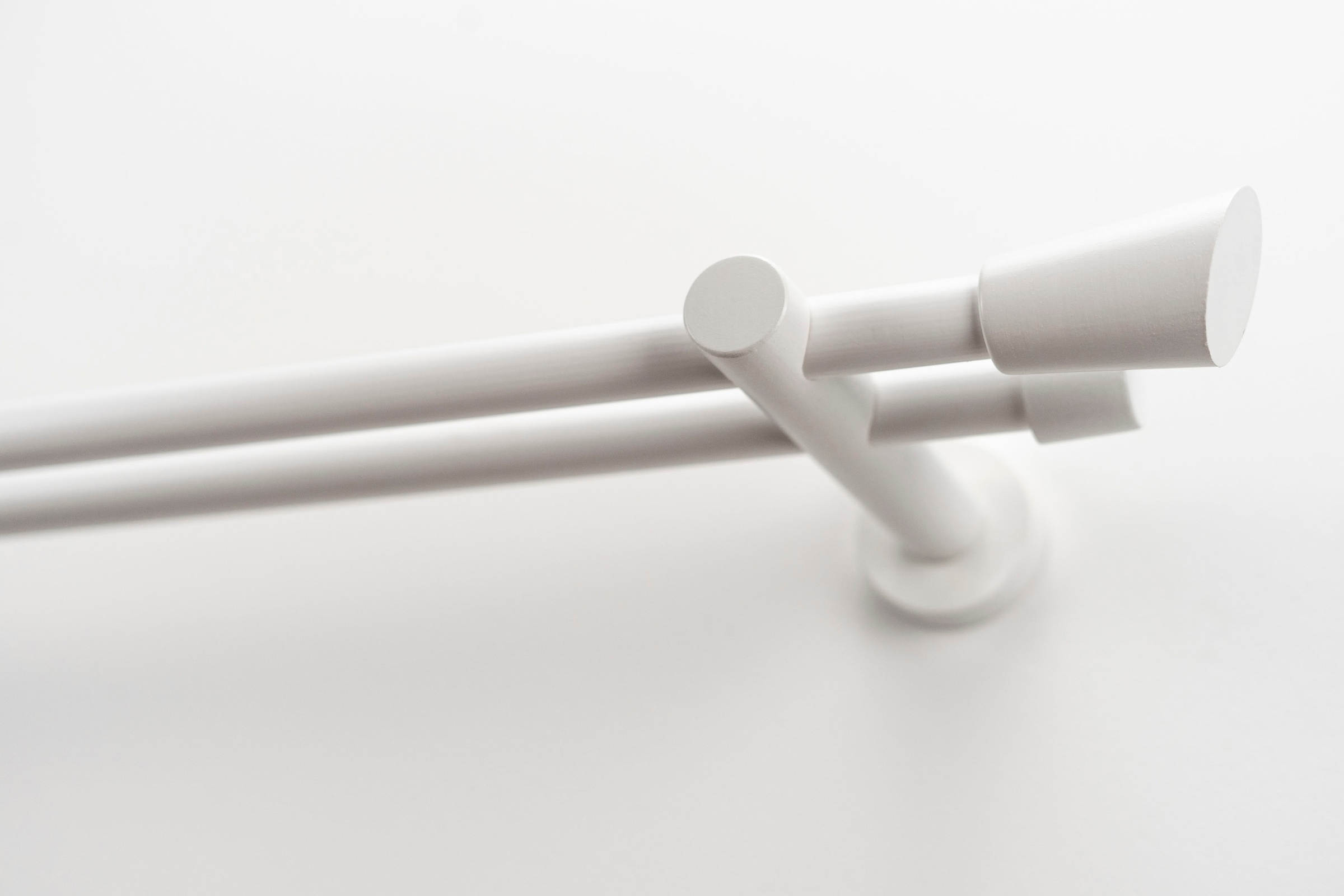 GARESA Gardinenstange "MOLIS" Ø 20 mm 2 läufig-läufig Wunschmaßlänge Vorhan günstig online kaufen