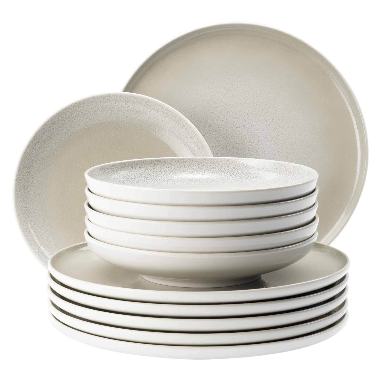 Seltmann Weiden Geschirr-Set »Tafelservice Sento Home 12er Set«