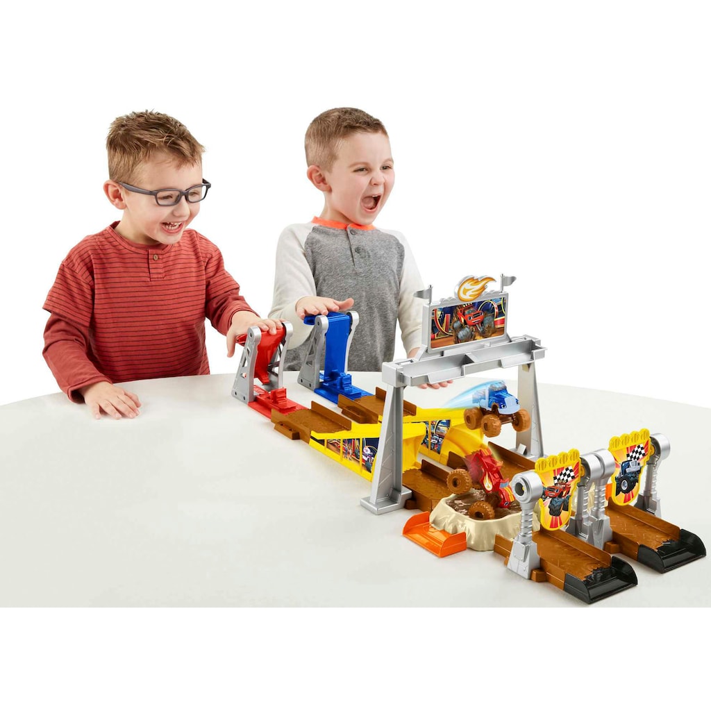 Fisher-Price® Autorennbahn »Blaze und die Monstermaschinen, Schlammgruben Rennbahn«