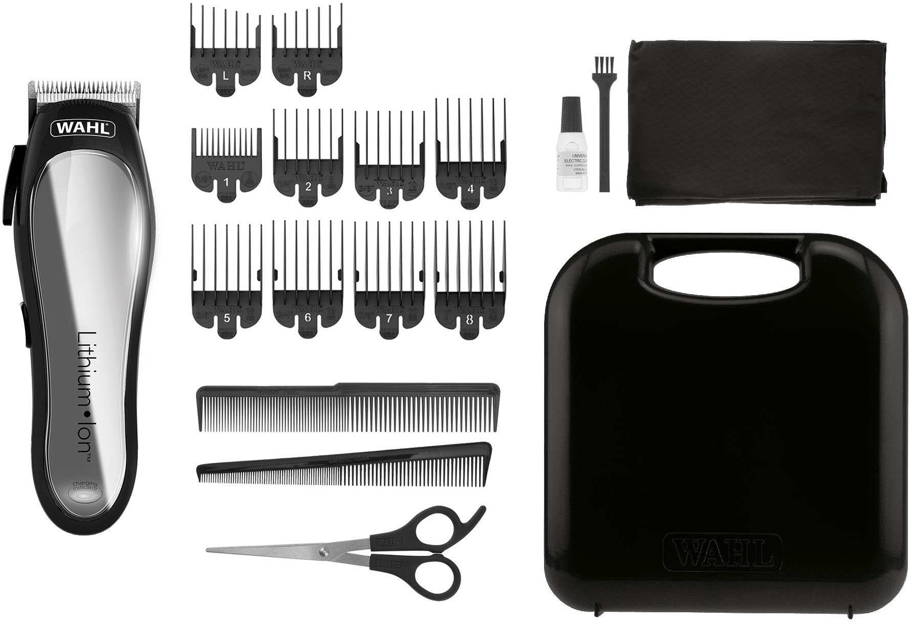 Wahl Haarschneider »Lithium Ion Clipper«, 10 Aufsätze