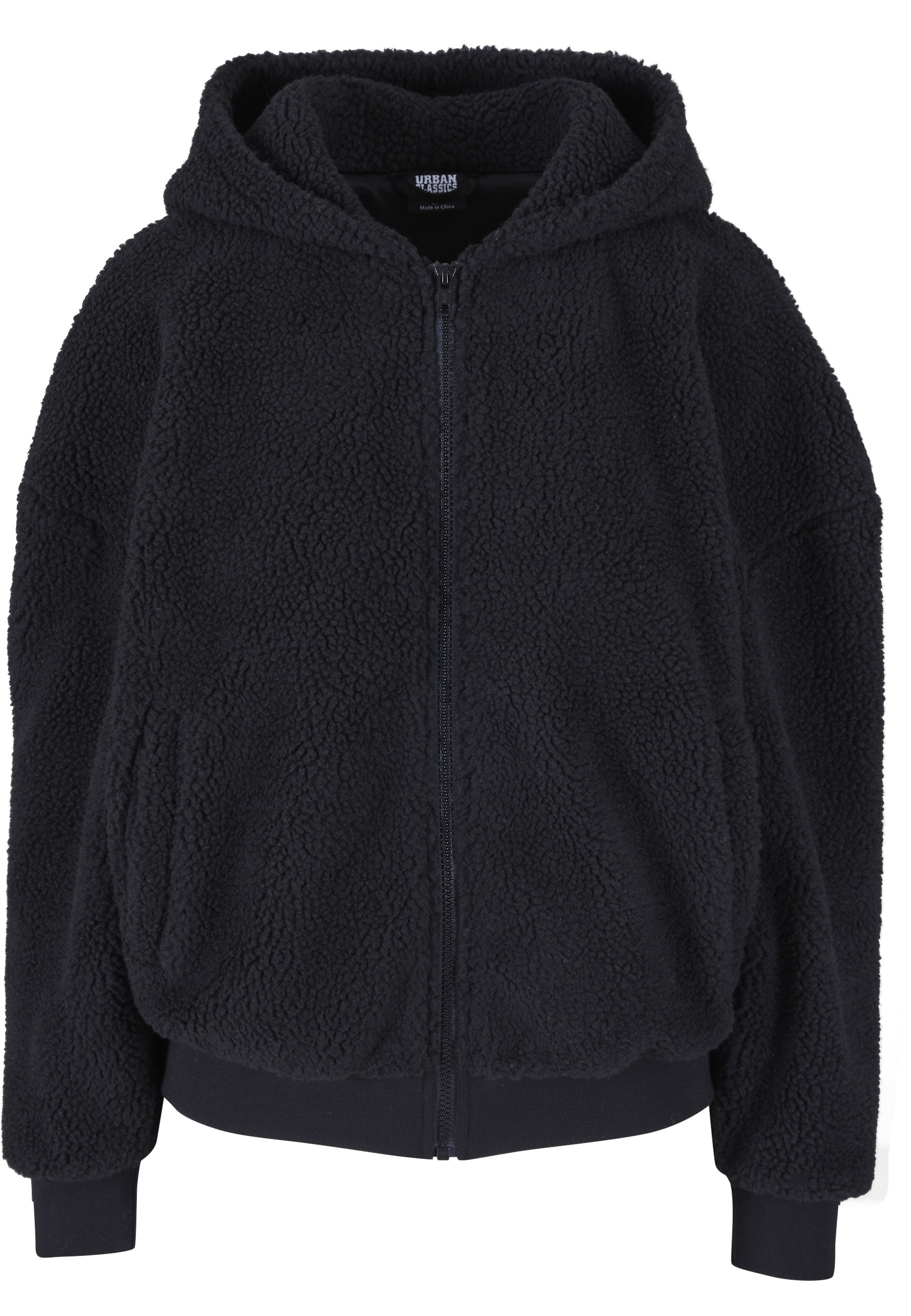 URBAN CLASSICS Sweatjacke "Urban Classics Damen Ladies Oversized Sherpa Zip günstig online kaufen