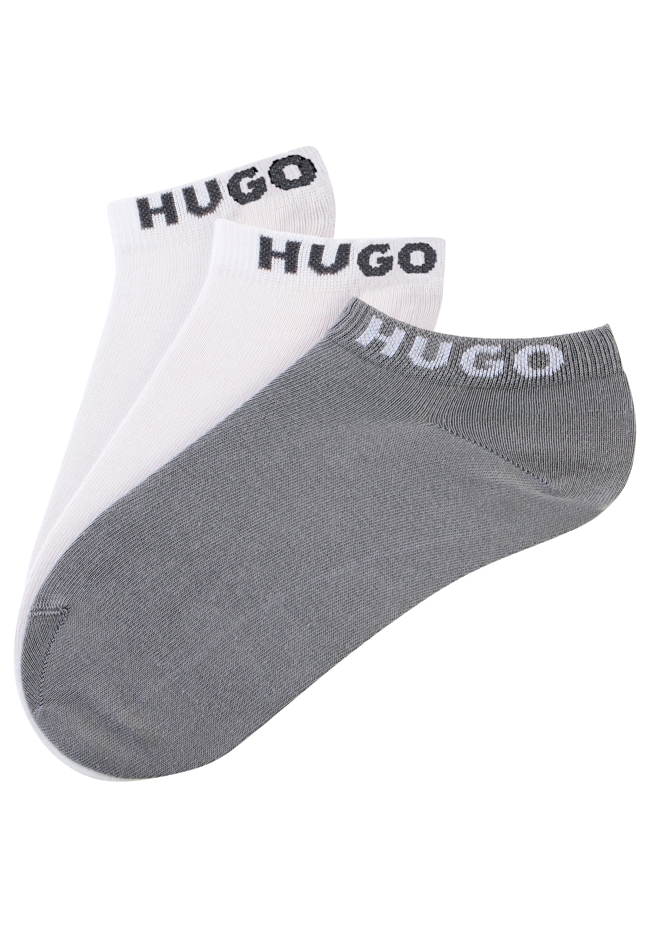 HUGO Underwear Freizeitsocken »3P AS UNI CC« Packung, 3er,  mit Logostickerei