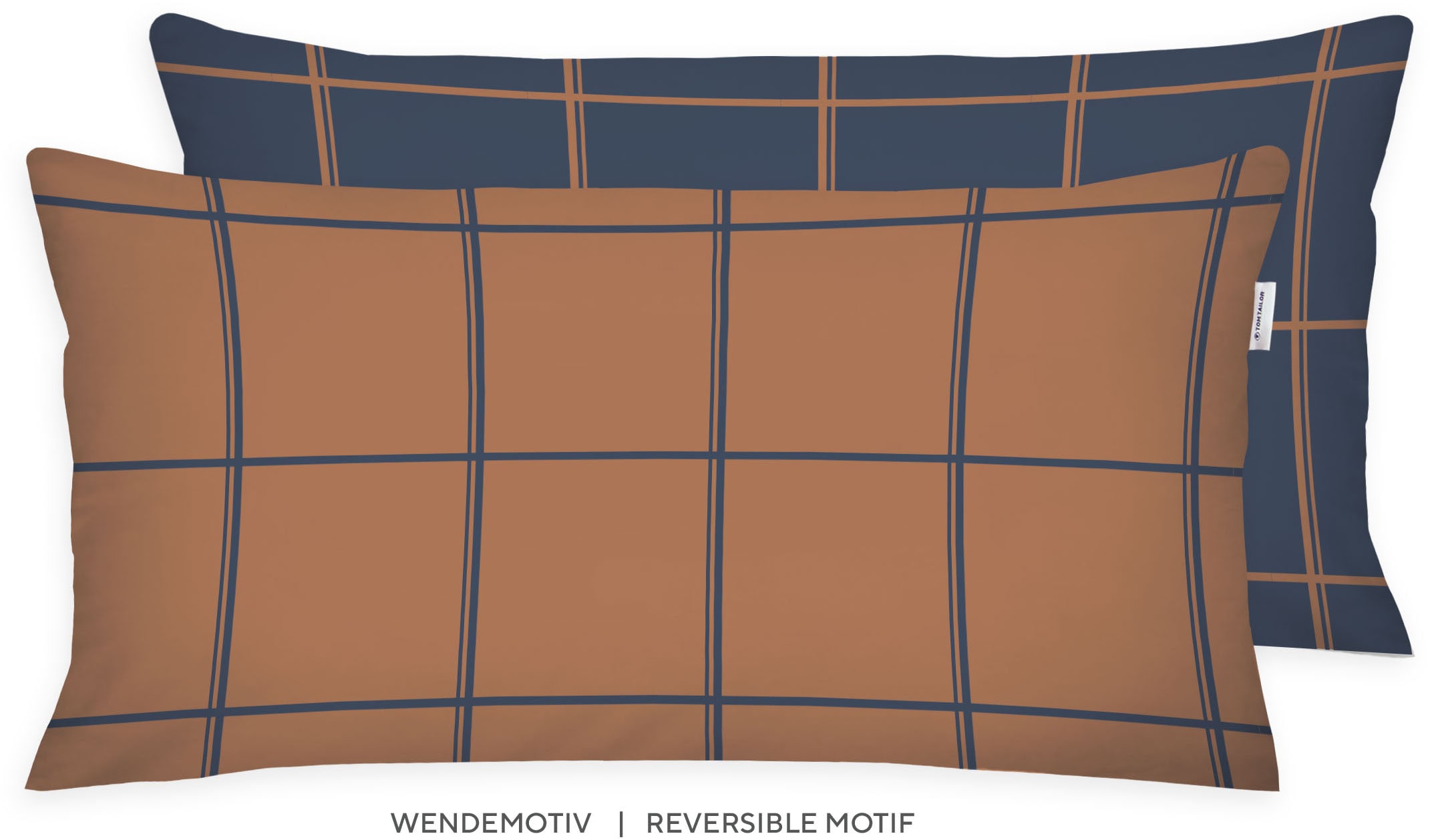 TOM TAILOR HOME Kissenbezüge "new bedroom, LARGE CHECK, 40x40cm oder 40x80c günstig online kaufen