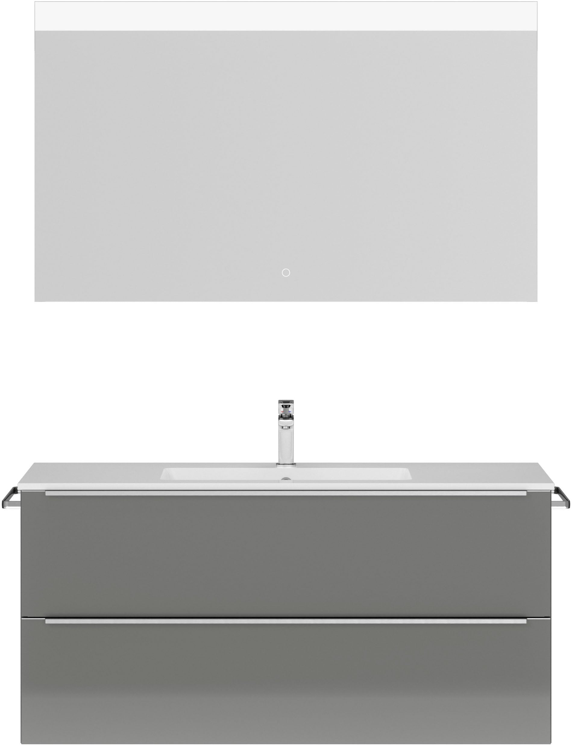 nobilia Badmöbel-Set "Levere" vormontiert, mit Soft-Close, 2 Stk. tlg. günstig online kaufen