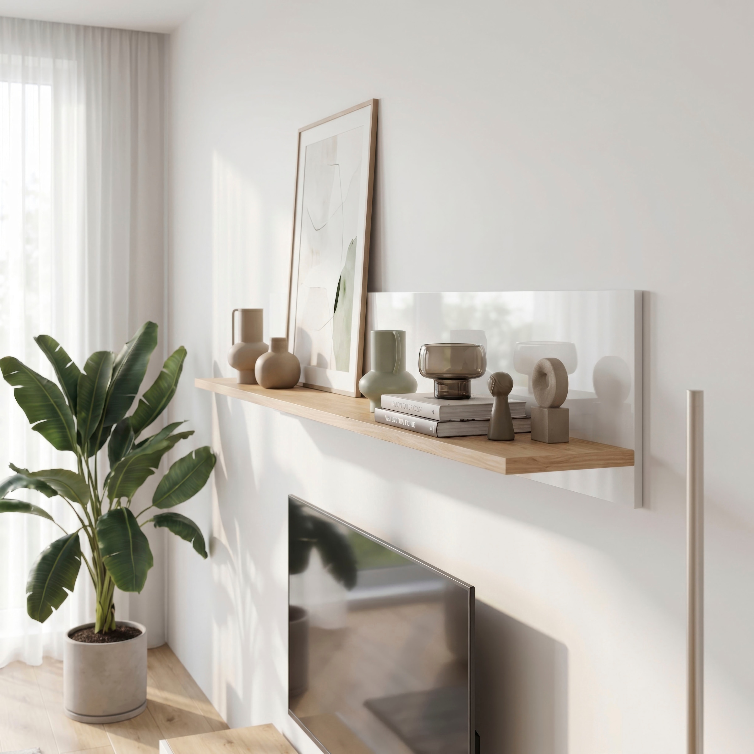 FORTE Wandboard »Wandregal, vielseitig einsetzbar, einfache Montage« B/H/T 160/25,6/21,9 cm