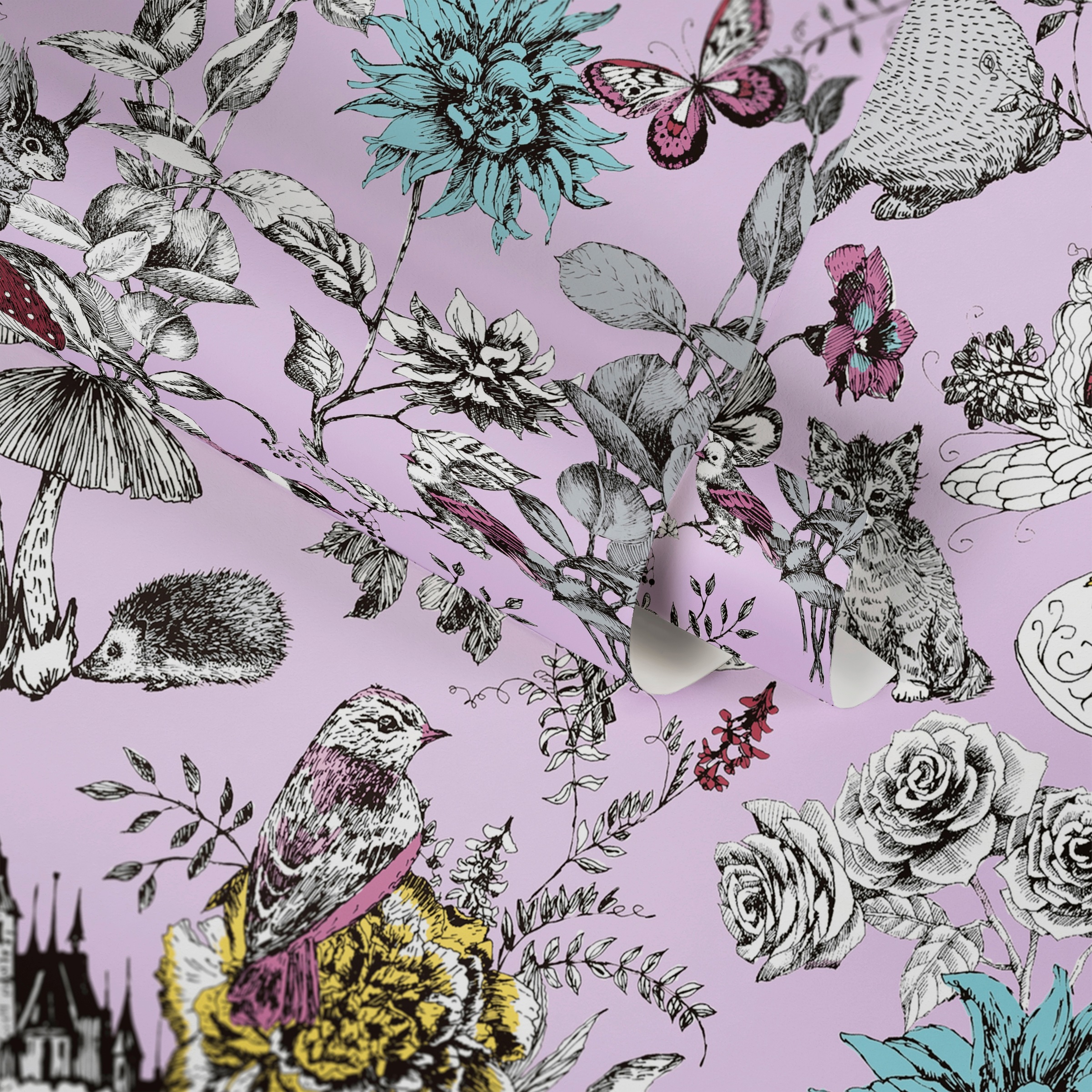 A.S. Création Vliestapete »Little Love«, Motiv-abstrakt-naturalistisch, Kindertapete Tapete Blumen Tapeten Kinderzimmer Schlafzimmer Design