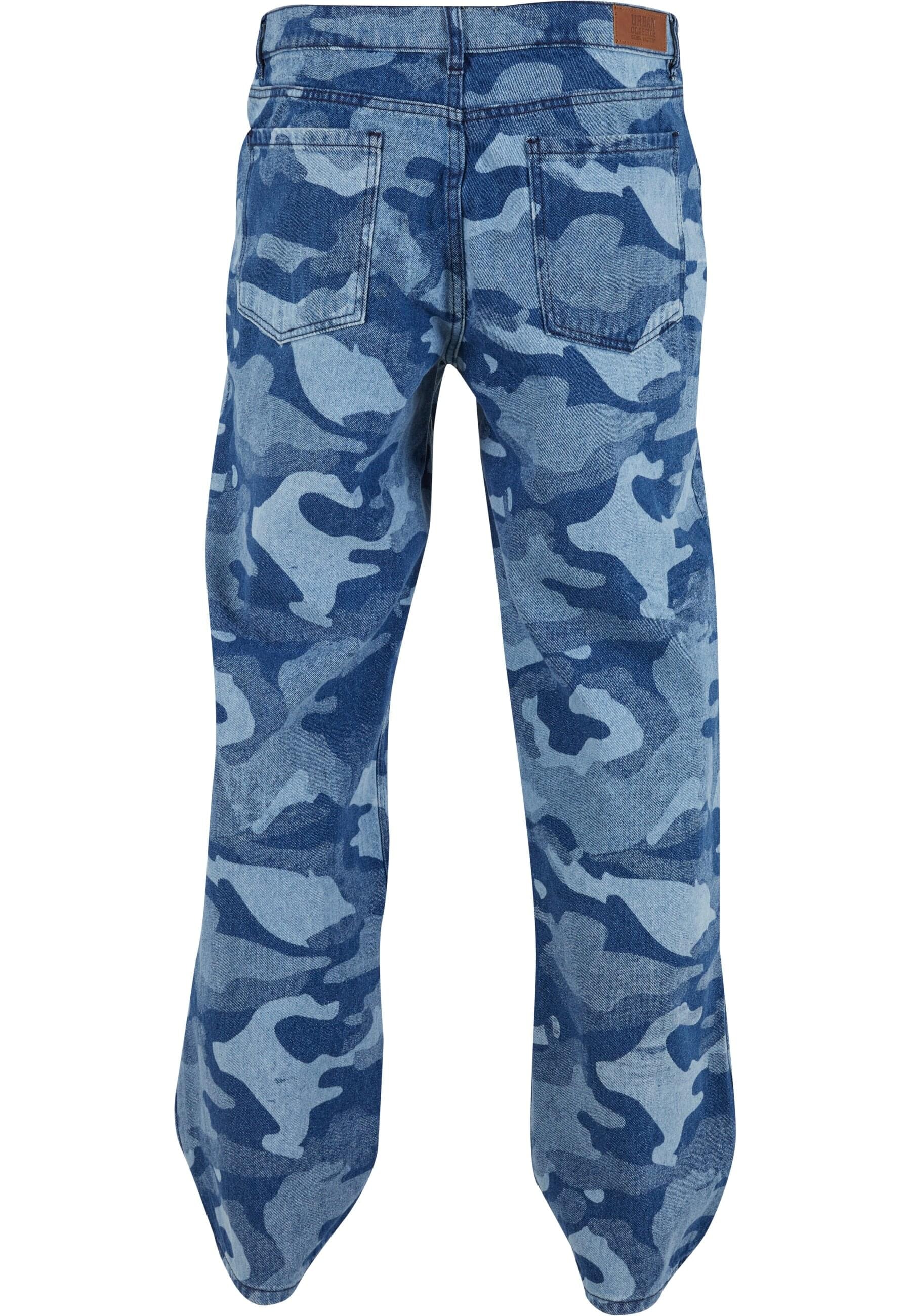 URBAN CLASSICS Cargohose »Urban Classics Laser Camo Printed Jeans«, (1 tlg.)