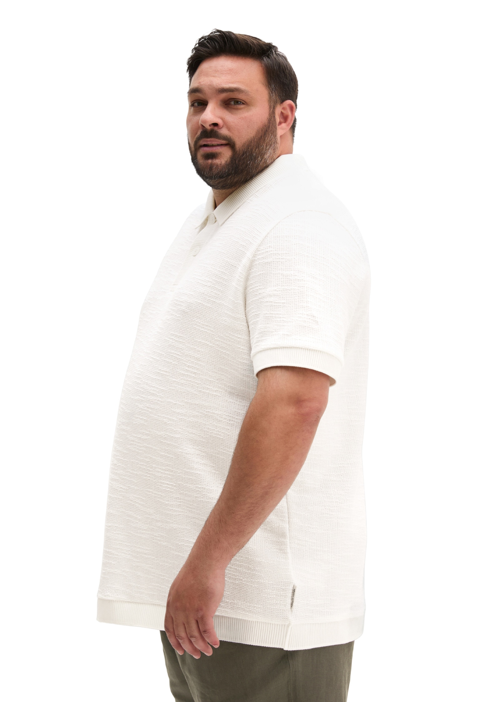 Marc O'Polo Poloshirt »aus weichem Bouclé-Jersey«
