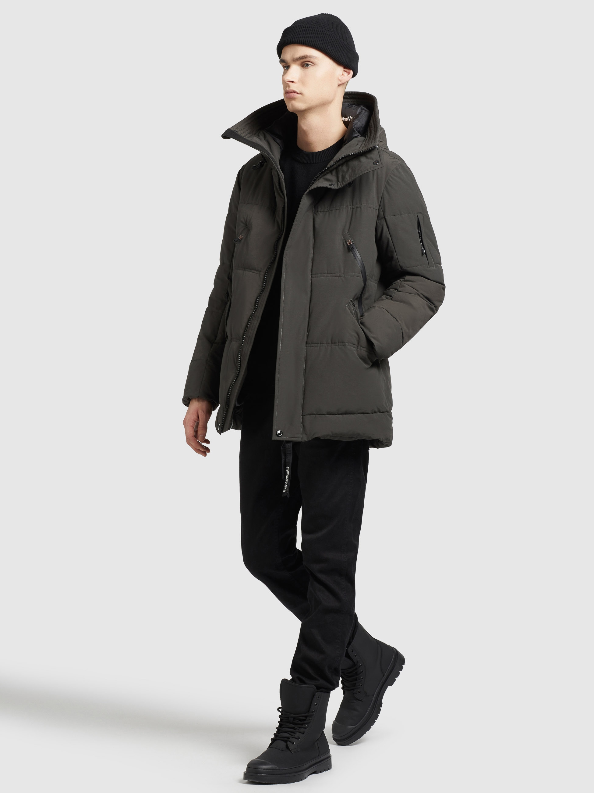 khujo Steppjacke »FANK«, (1 St.), mit Kapuze