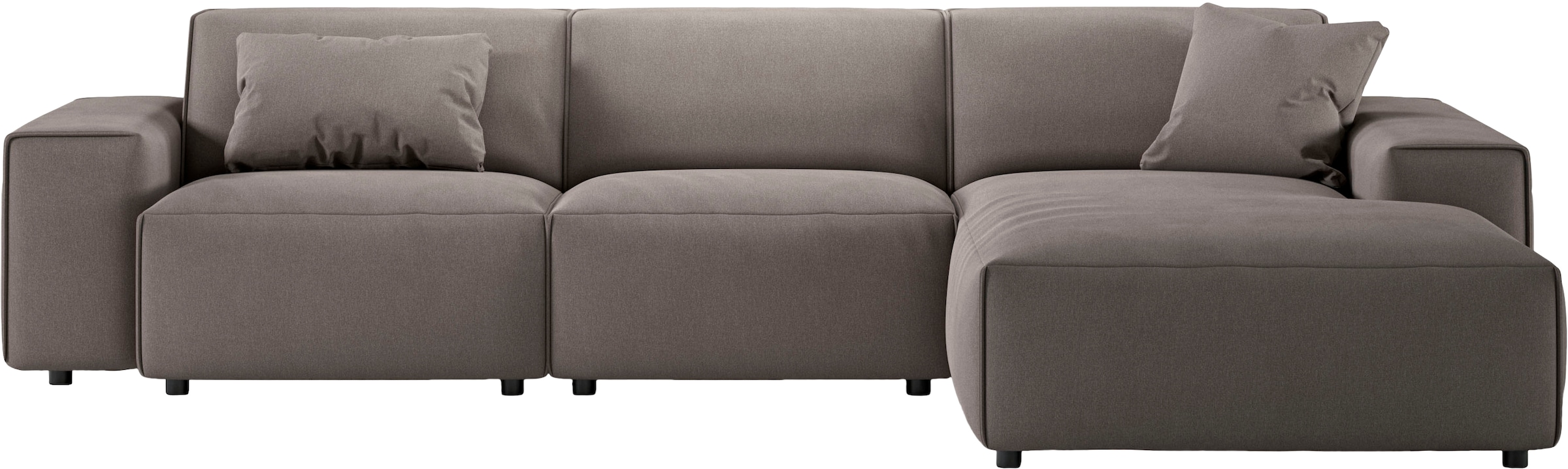 andas Ecksofa »Glimminge auch in Breitcord, Feincord, Bouclé + Easy care-Bezug«, L-Form, Breite 294, Zierkissen