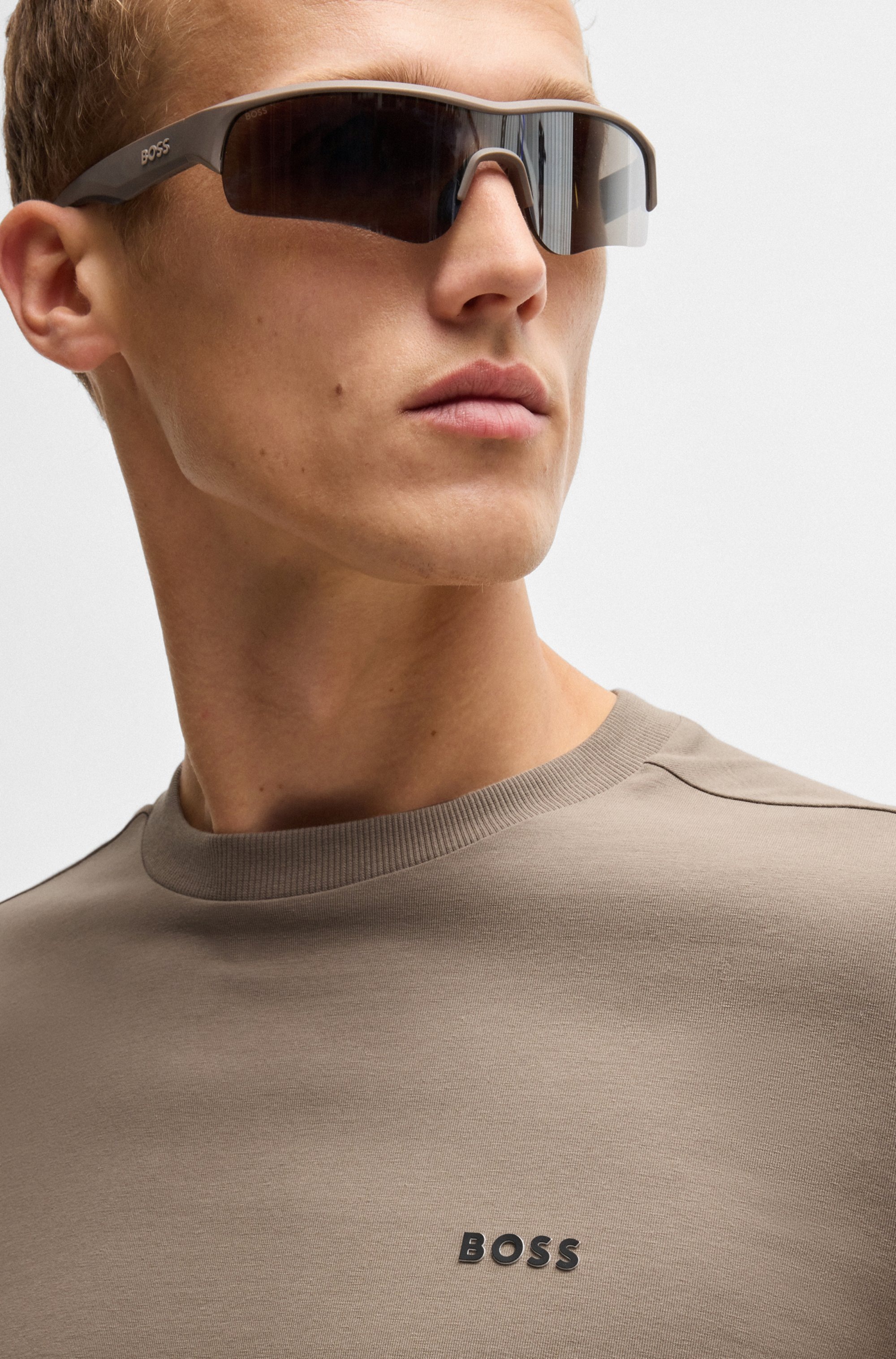 BOSS GREEN Langarmshirt »Tee Long«, mit Rundhalsausschnitt