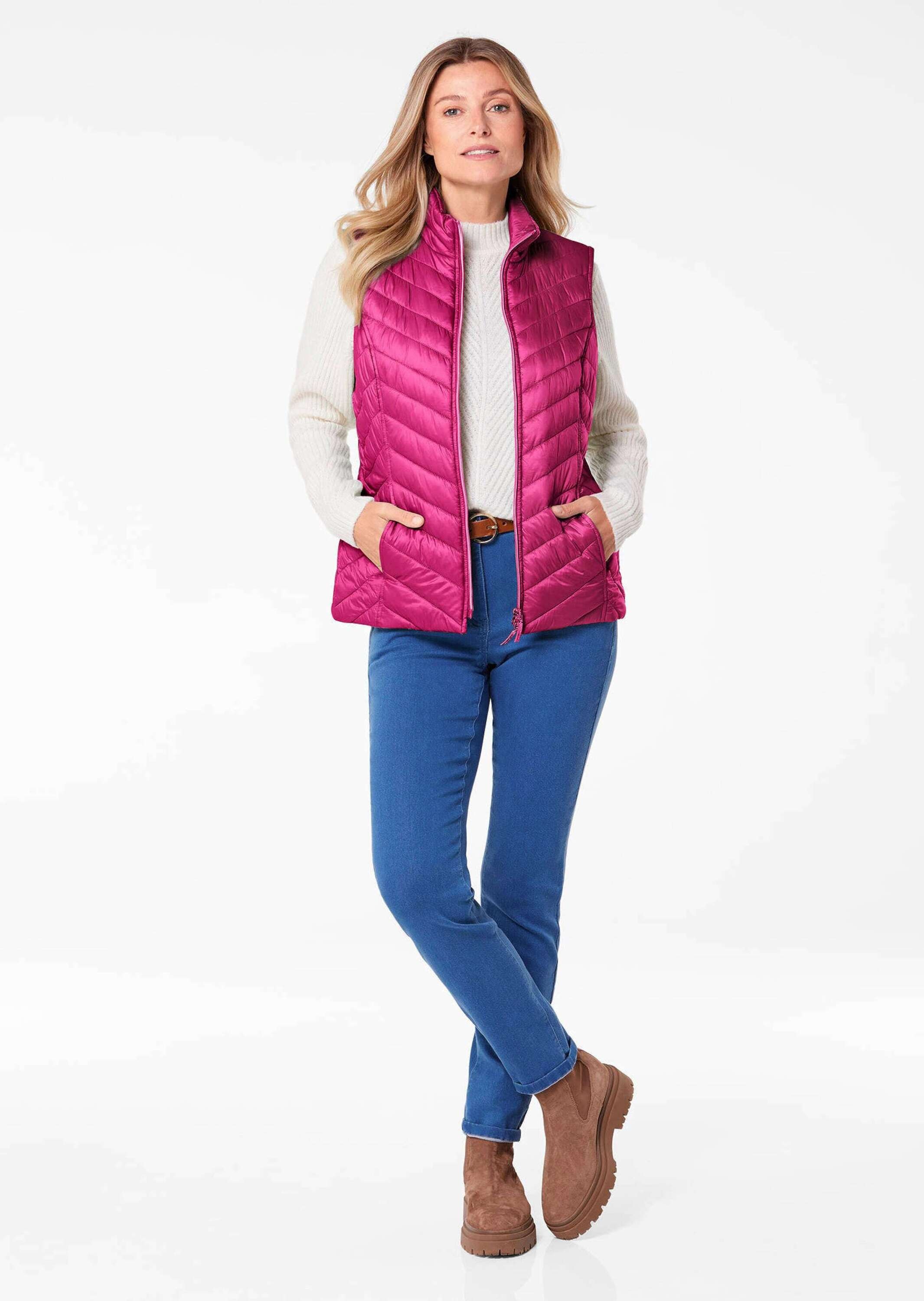 Thumbnail - GOLDNER Kurzweste "Kurzgröße Weste mit leichter Wattierung" Leichte Wattierung mit Diagonalstepp