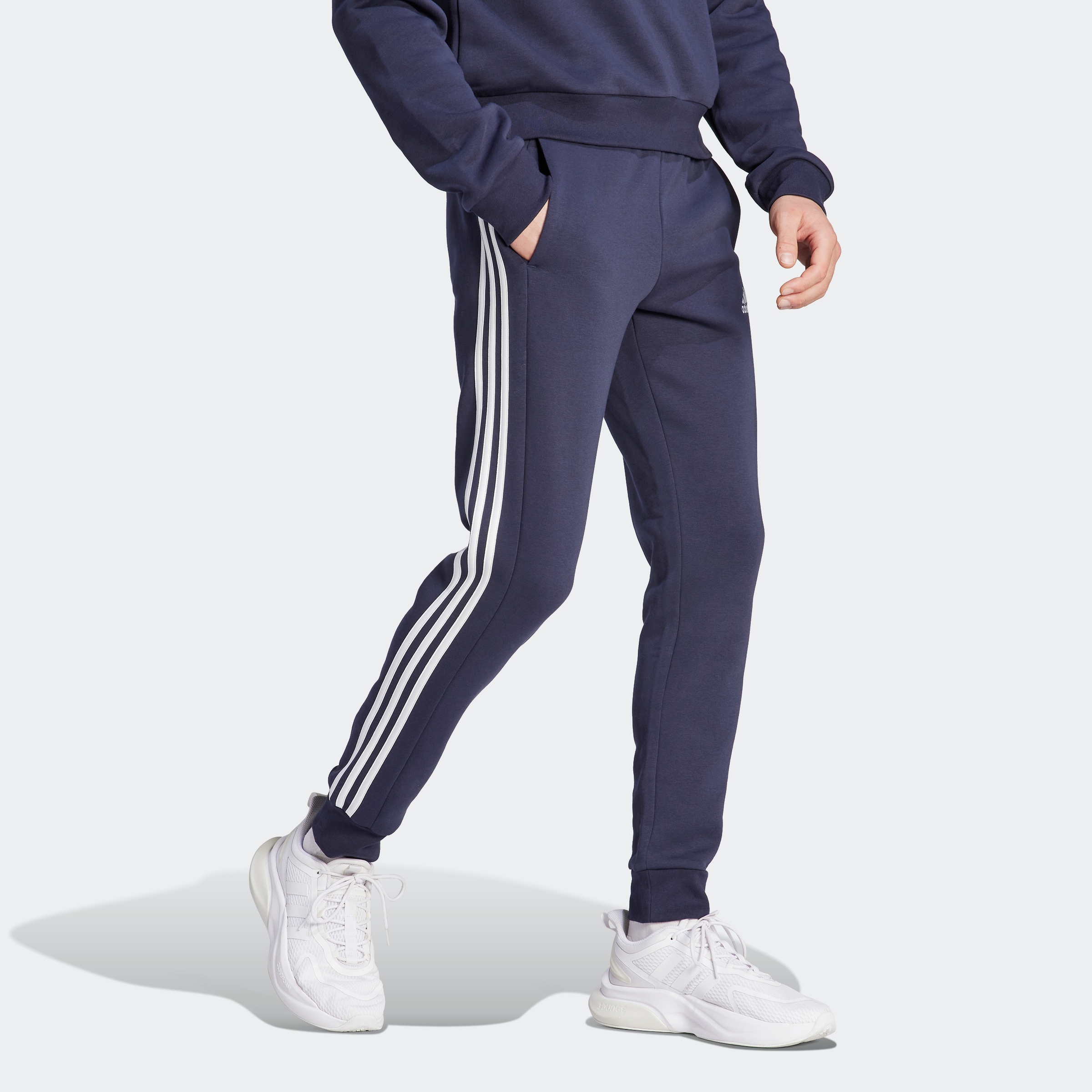 adidas Sportswear Sporthose "ESSENTIALS 3STREIFEN TAPERED CUFF HOSE", (1 tl günstig online kaufen