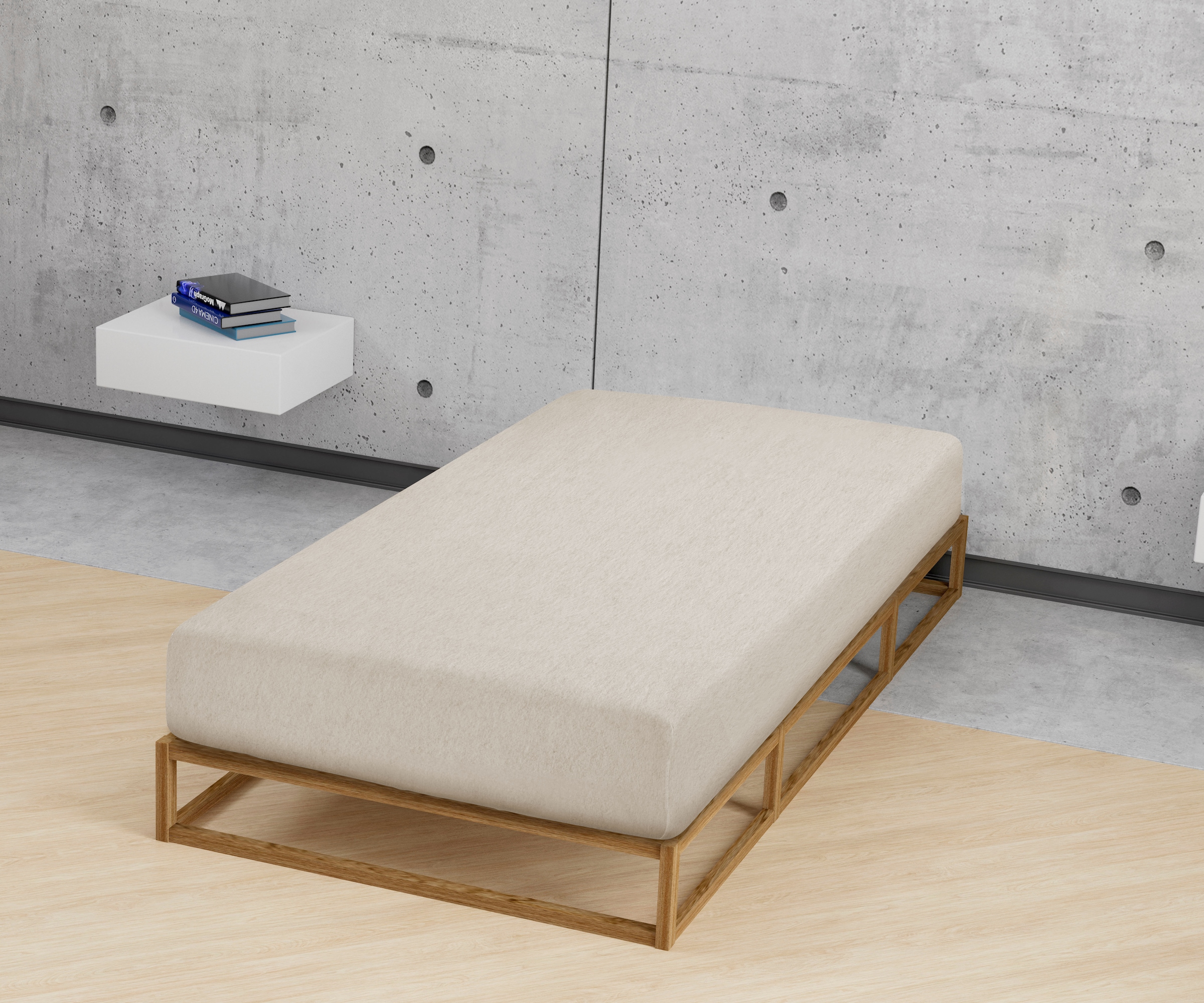 Biberna Spannbettlaken »Hermal«, 100% Baumwolle, weich+warm, Matratzenhöhe bis 22 cm, Made in Germany