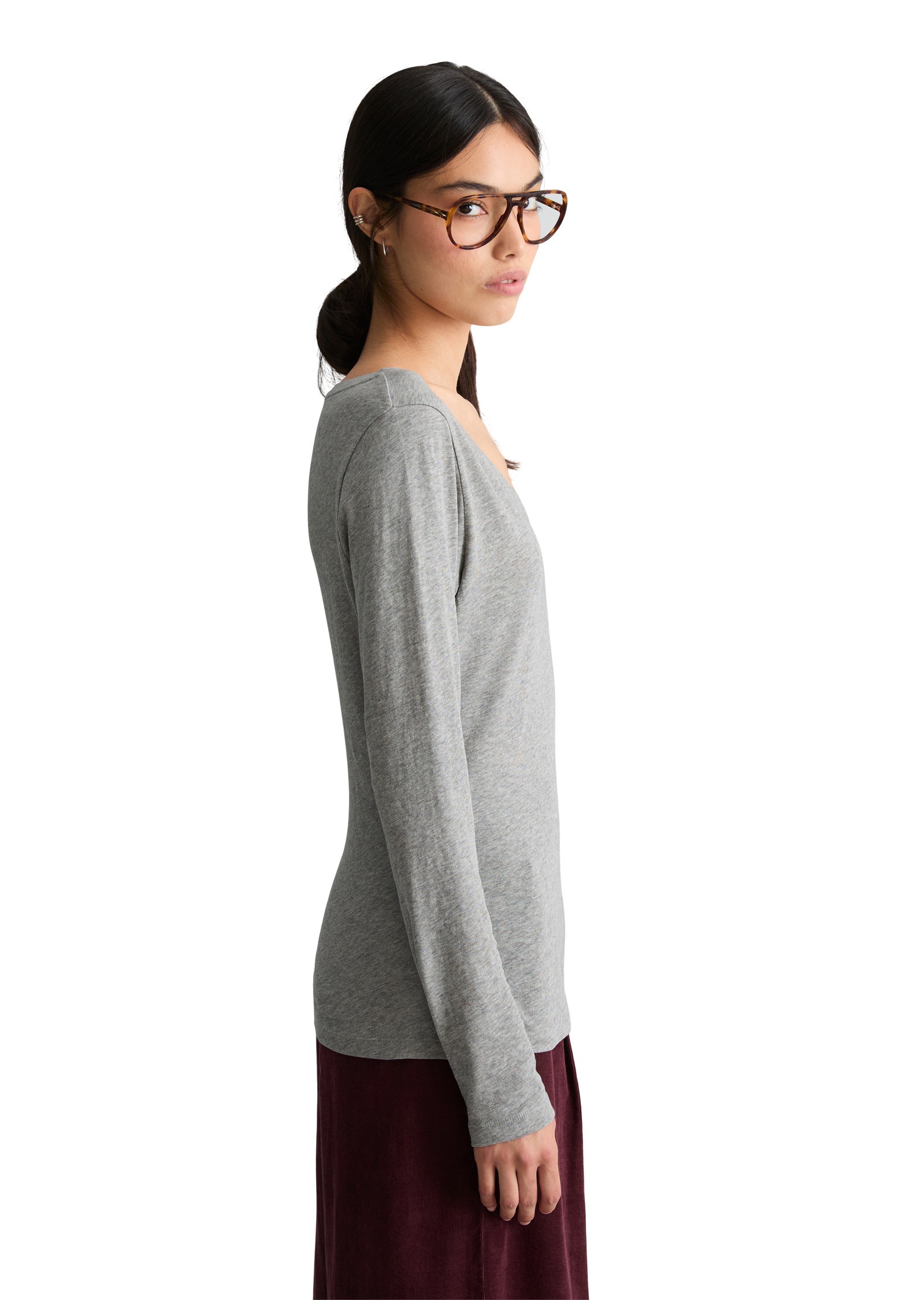 Marc O'Polo DENIM Langarmshirt »aus Loose Knit Jersey«