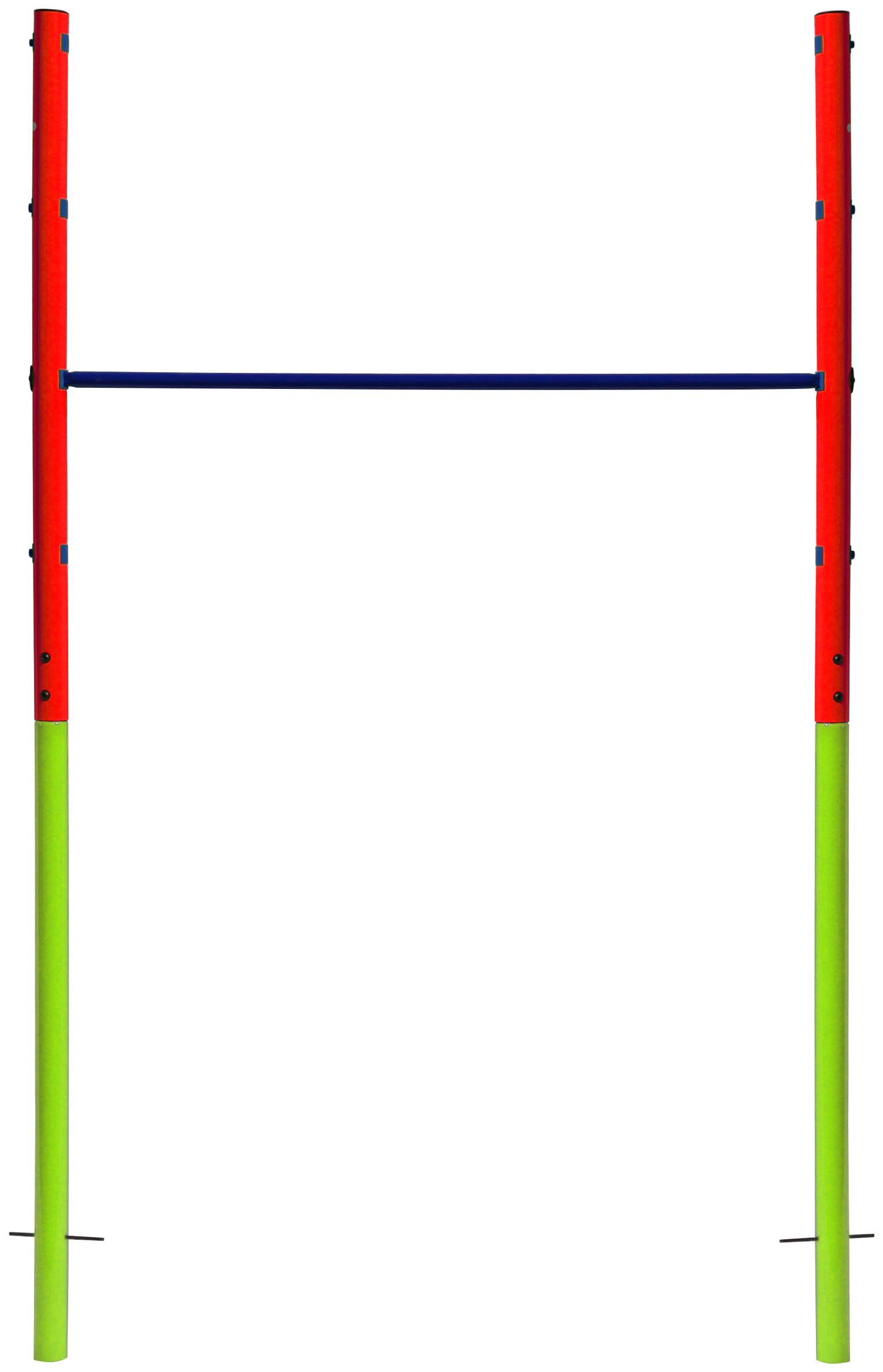 Turnreck »61390 Laura Spielplatz«, grün/rot/blau, 3 verstellbare Höhen ca. 97-123-150 cm