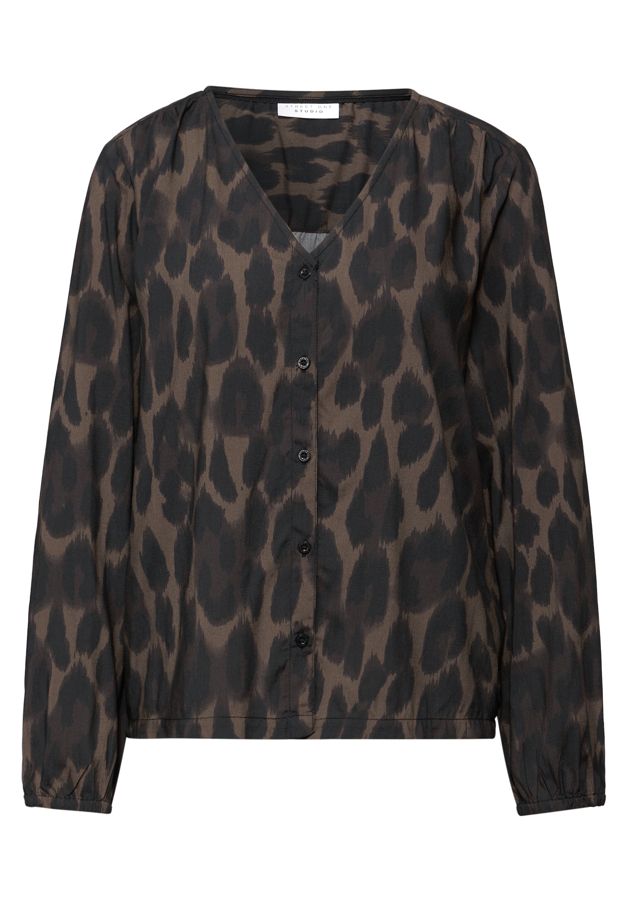 STREET ONE STUDIO Langarmbluse mit Leomuster
