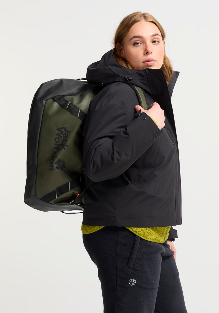 Jack Wolfskin Sporttasche »TECTON DUFFLE 35« Reisetasche 35 Liter, wasserabweisend, als Rucksack tragbar