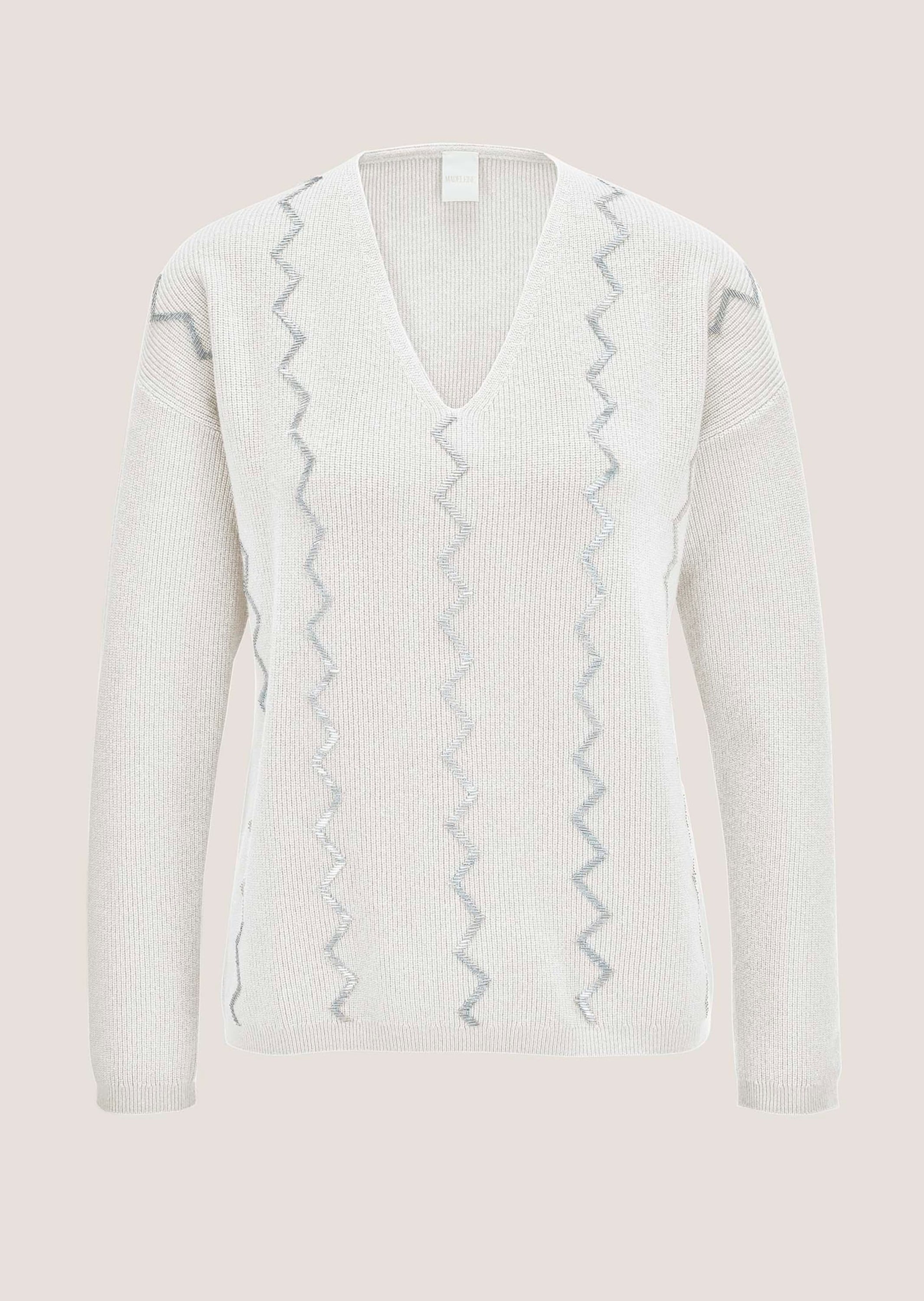 MADELEINE Longpullover "Pullover Oversize-Pullover mit aufwändiger Dekorati günstig online kaufen