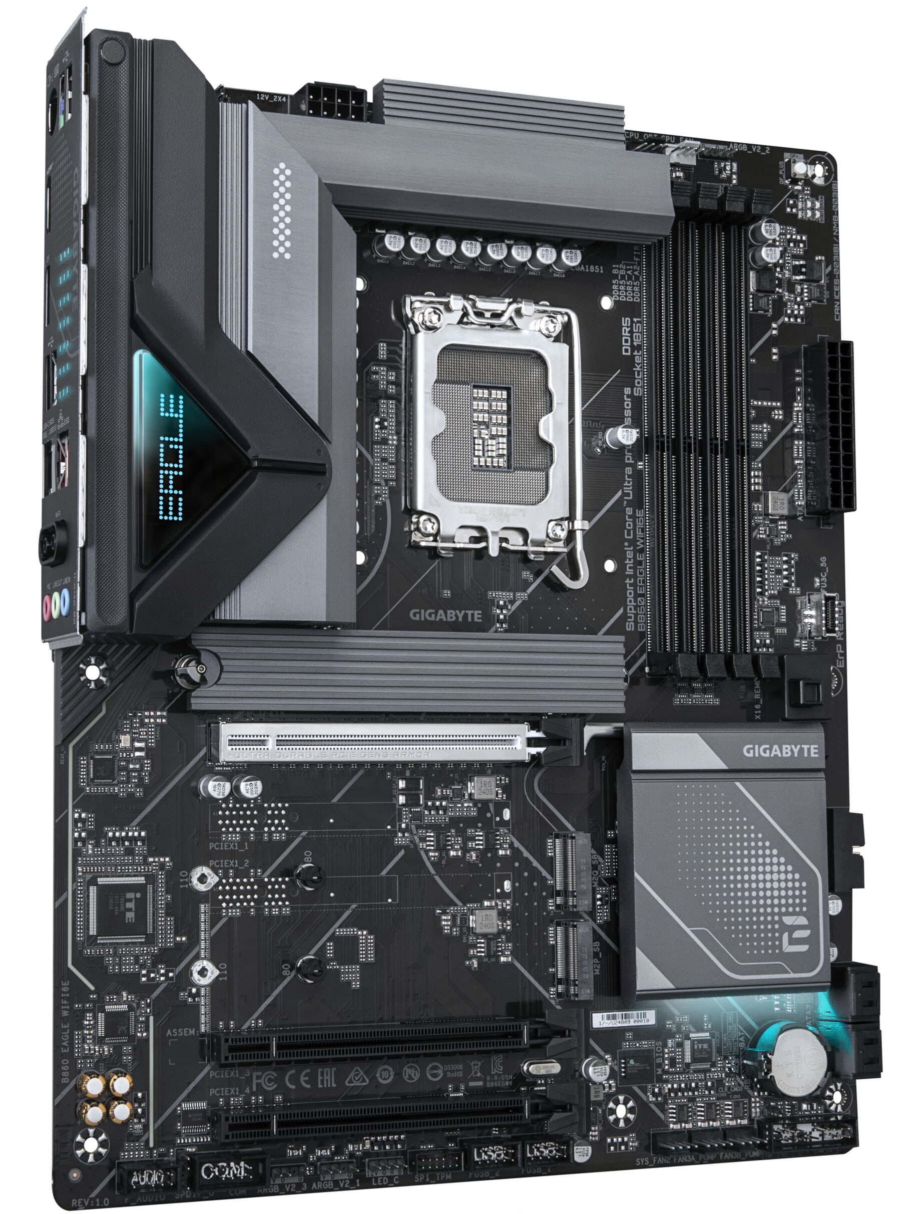 Gigabyte Mainboard »B860 EAGLE WIFI6E Mainboard - Intel Core Ultra CPUs, 12+1+2+1 Phasen V«