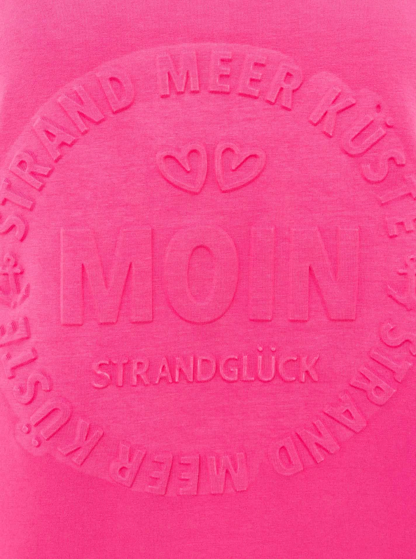 Zwillingsherz Kurzarmshirt »Oversized Shirt Stempeldruck "Moin"«, mit mit großem MOIN Druck