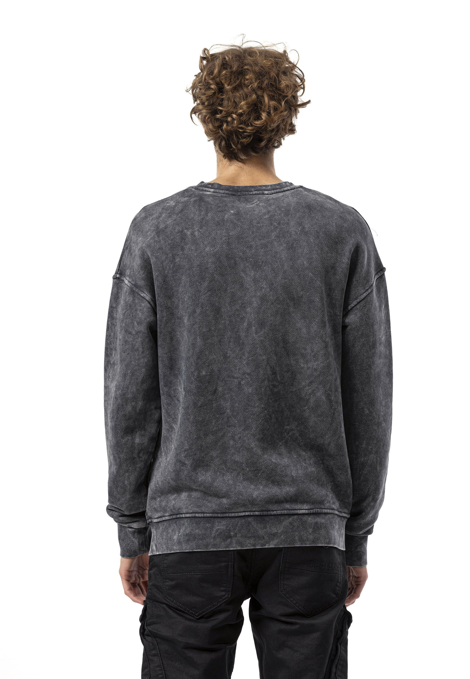 Cipo & Baxx Sweatshirt »CL595«, mit Rundhalsausschnitt
