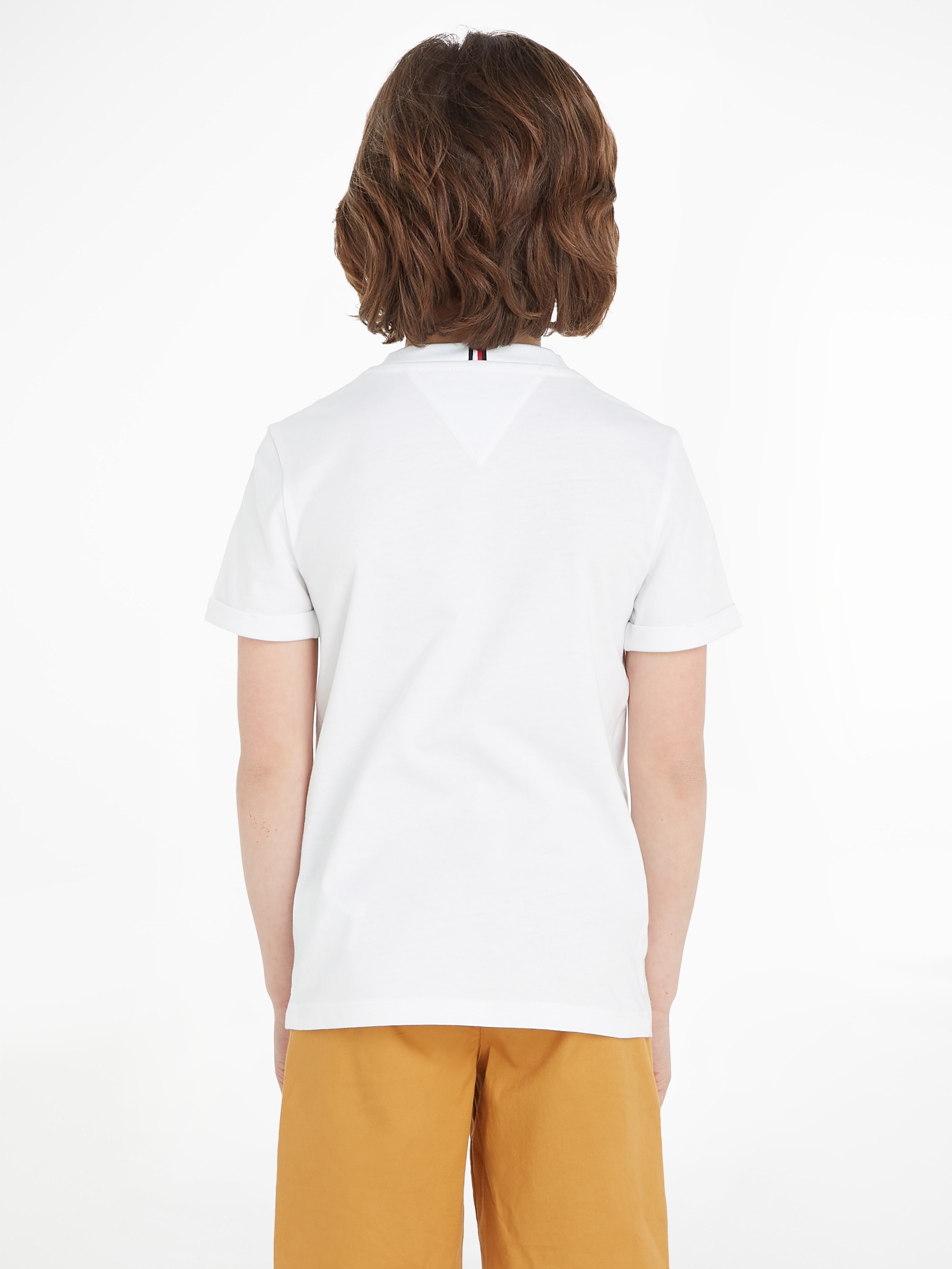 | »CREST Tommy Hilfiger T-Shirt LOGO kaufen BAUR S/S«, Brusttasche mit POCKET TEE