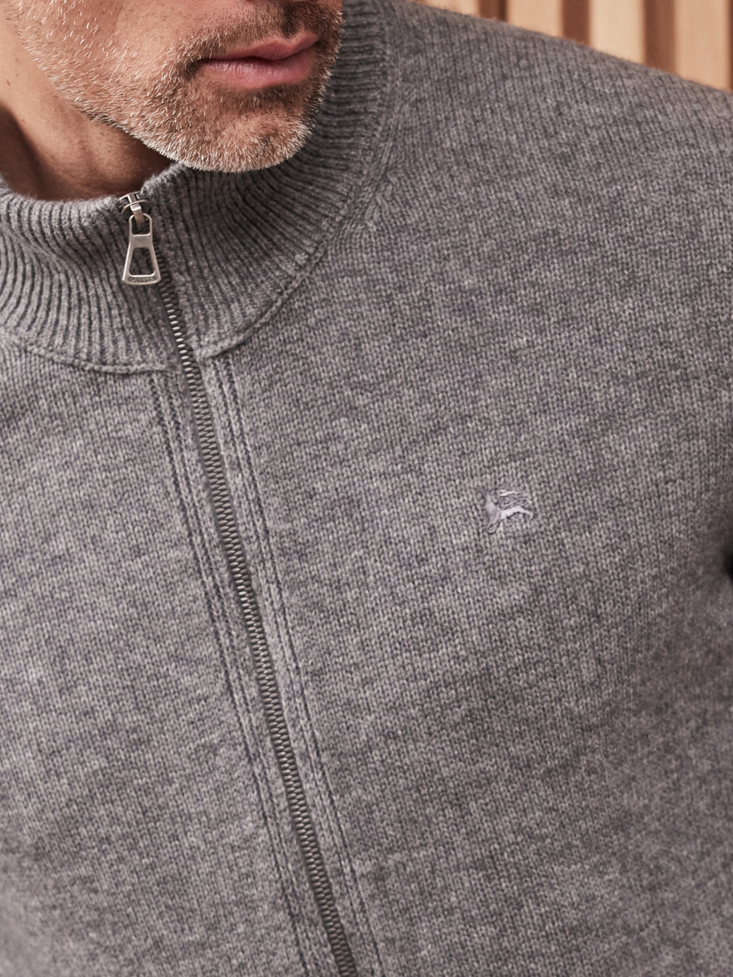 LERROS Strickpullover »LERROS Strickjacke aus Woll-Kaschmir-Mix, stilvoll und lässig«