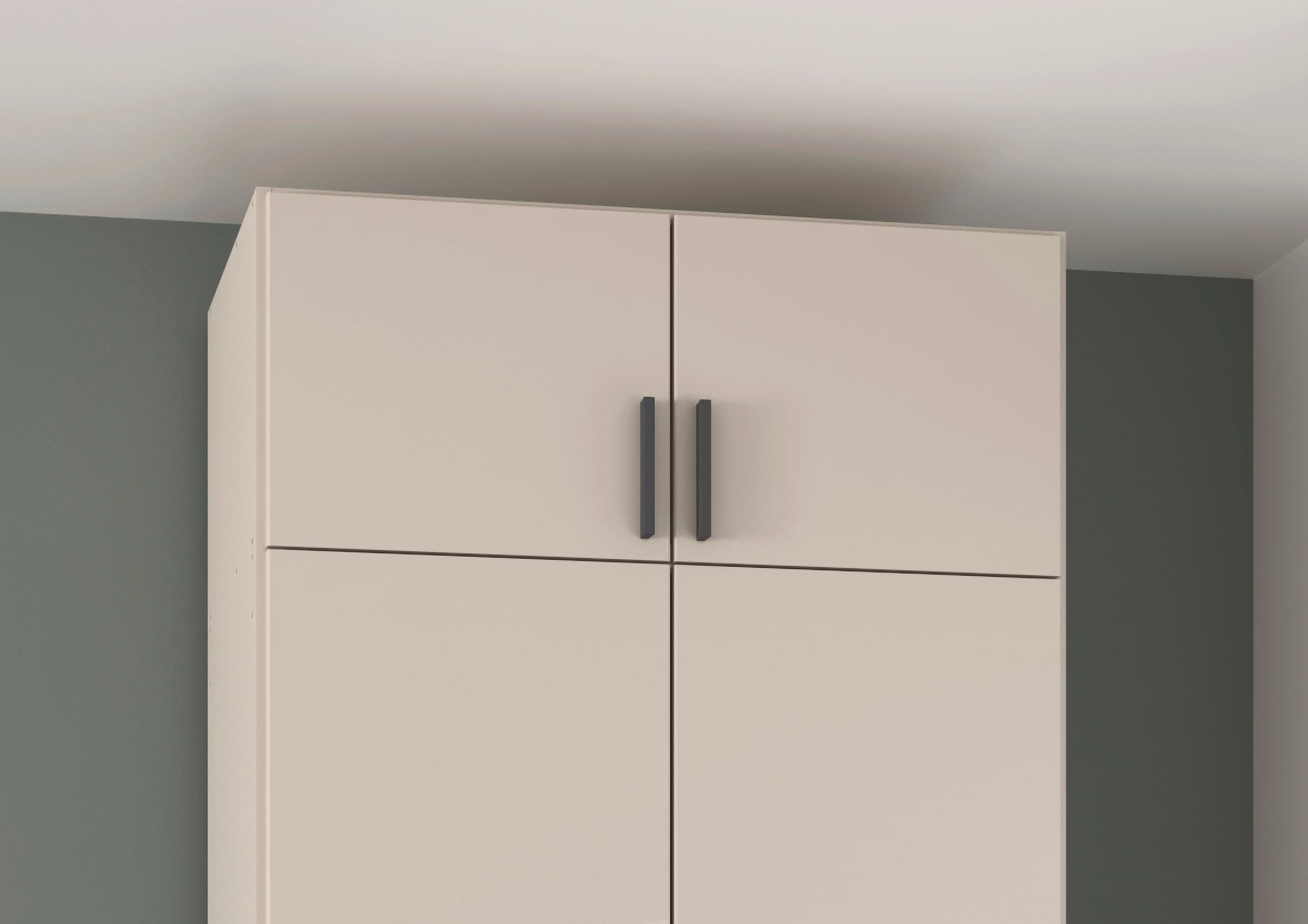 rauch Aufsatzschrank »Gamma« Breiten 91/136/181/226 cm, in 4 Griffvarianten,  für eine maximale Nutzung der Deckenhöhe, viele Farben MADE IN GERMANY