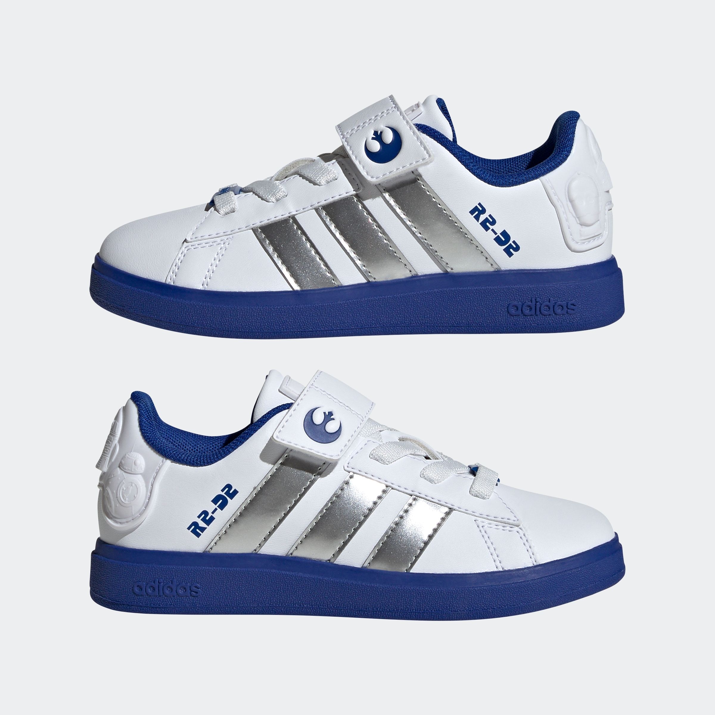 adidas Sportswear Sneaker »ADIDAS X STAR WARS GRAND COURT 2.0«, Design auf den Spuren des adidas Superstar