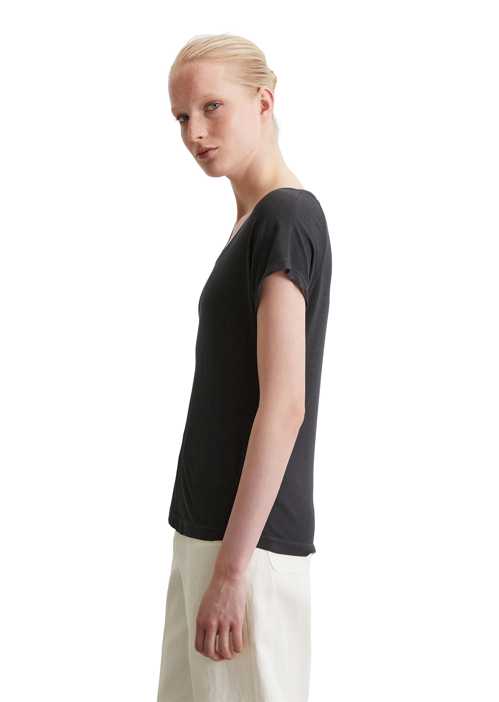 Marc O'Polo T-Shirt »aus Viskose-Organic-Cotton-Mix«