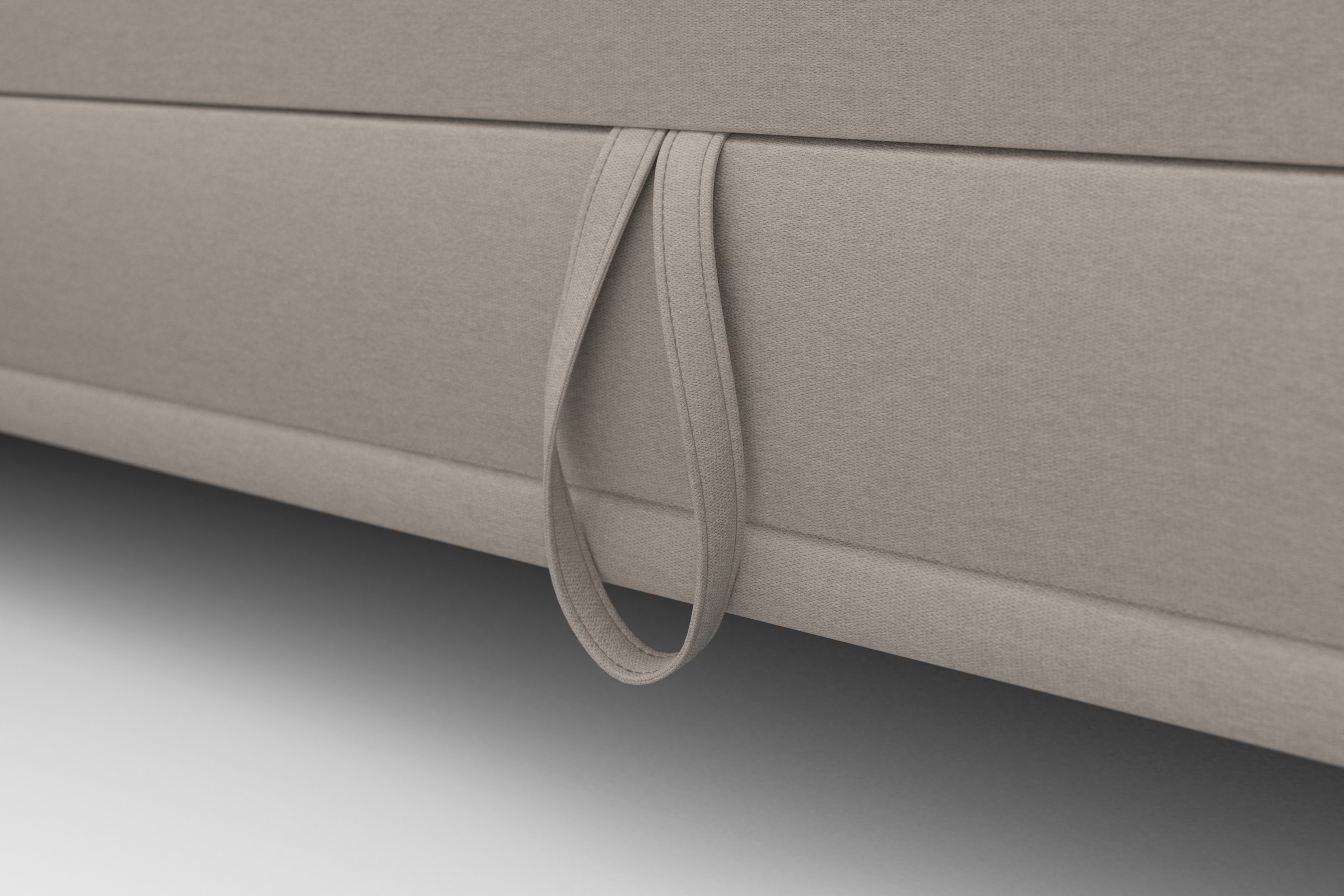 sit&more Wohnlandschaft »Cabrio U-Form, mit Sitztiefenverstellung, Arm- und Kopfteilverstellung«, 3 Nierenkissen, Federkern, optional Bettfunktion und Stauraum