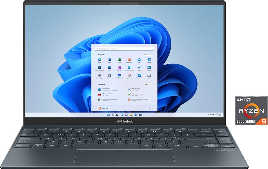 Business-Notebook »Zenbook 14" Laptop, Full HD IPS Display, 8 GB RAM, Windows 11...