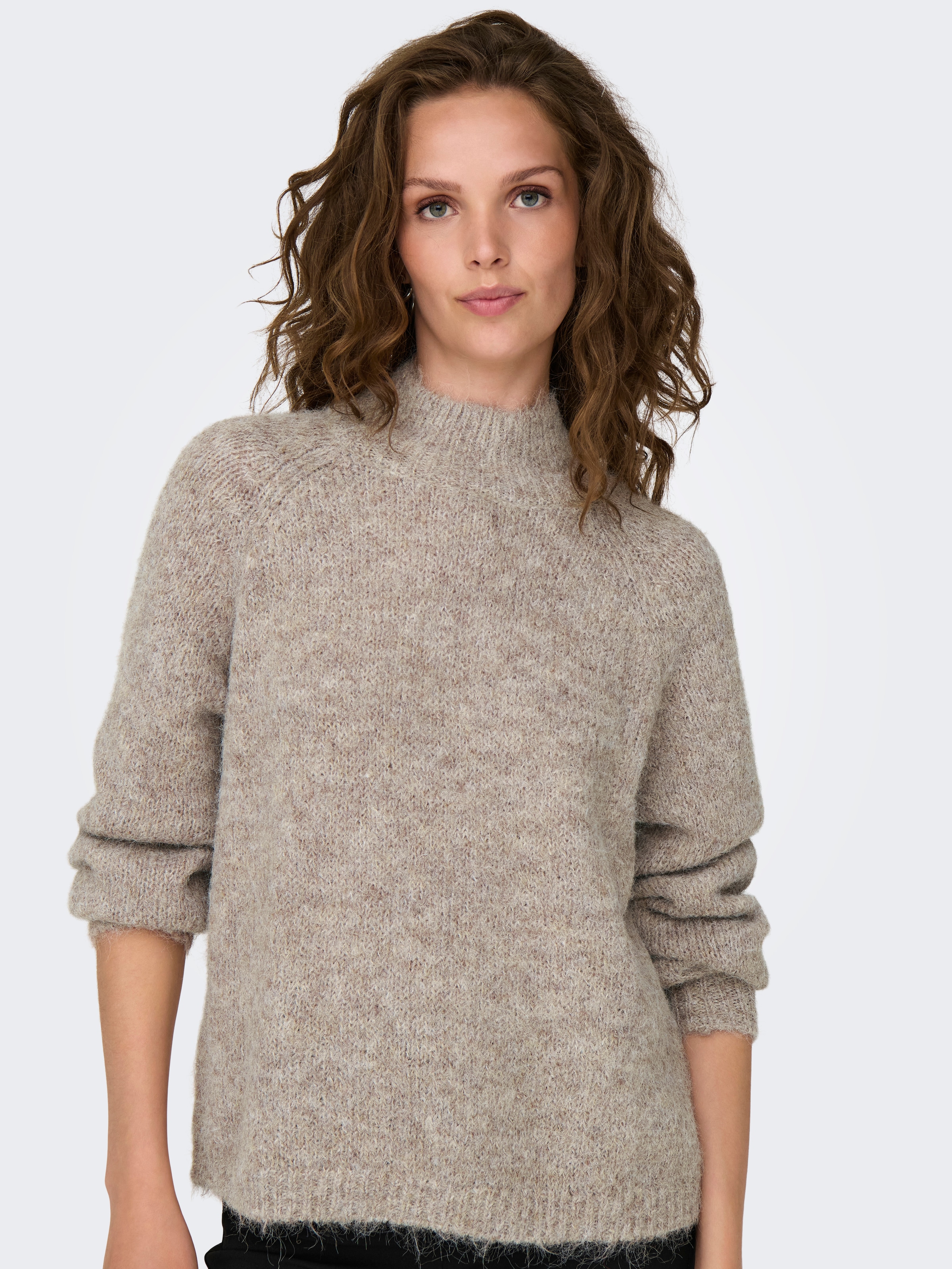 JDY Stehkragenpullover »JDYZOEY LIFE L/S HN RAGLAN PUL KNT NOOS«
