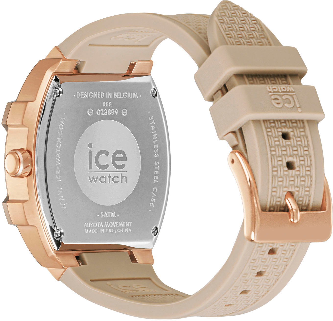 ice-watch Multifunktionsuhr »ICE boliday - Steel - Medium - MT«, Quarzuhr, Armbanduhr, Damenuhr, analog, Silikonarmband, Datum
