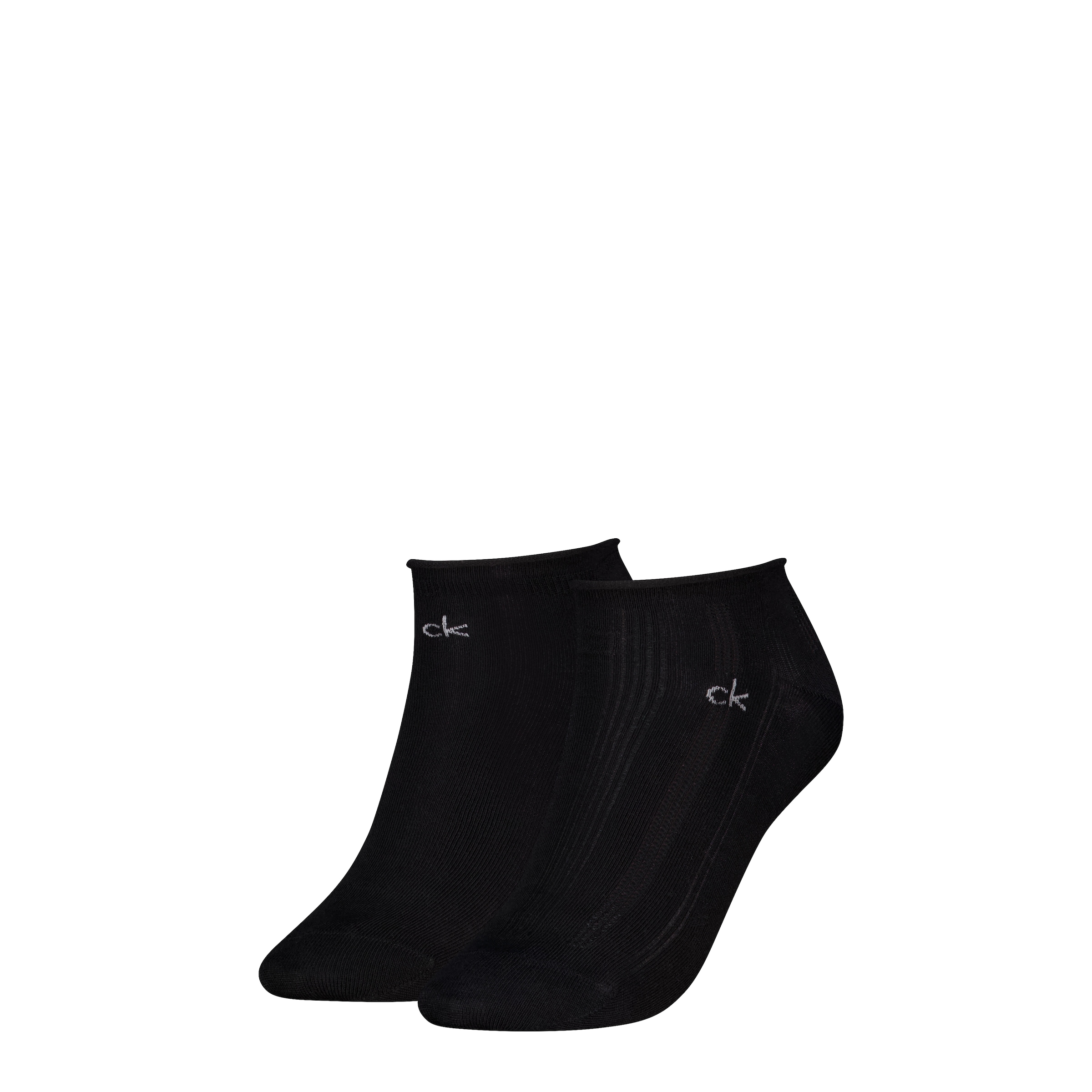 Calvin Klein Sneakersocken "CK WOMEN SNEAKER PELERINE" 2 Paar, mit kleinem Rollbund, Cotton-Mix, elastisch