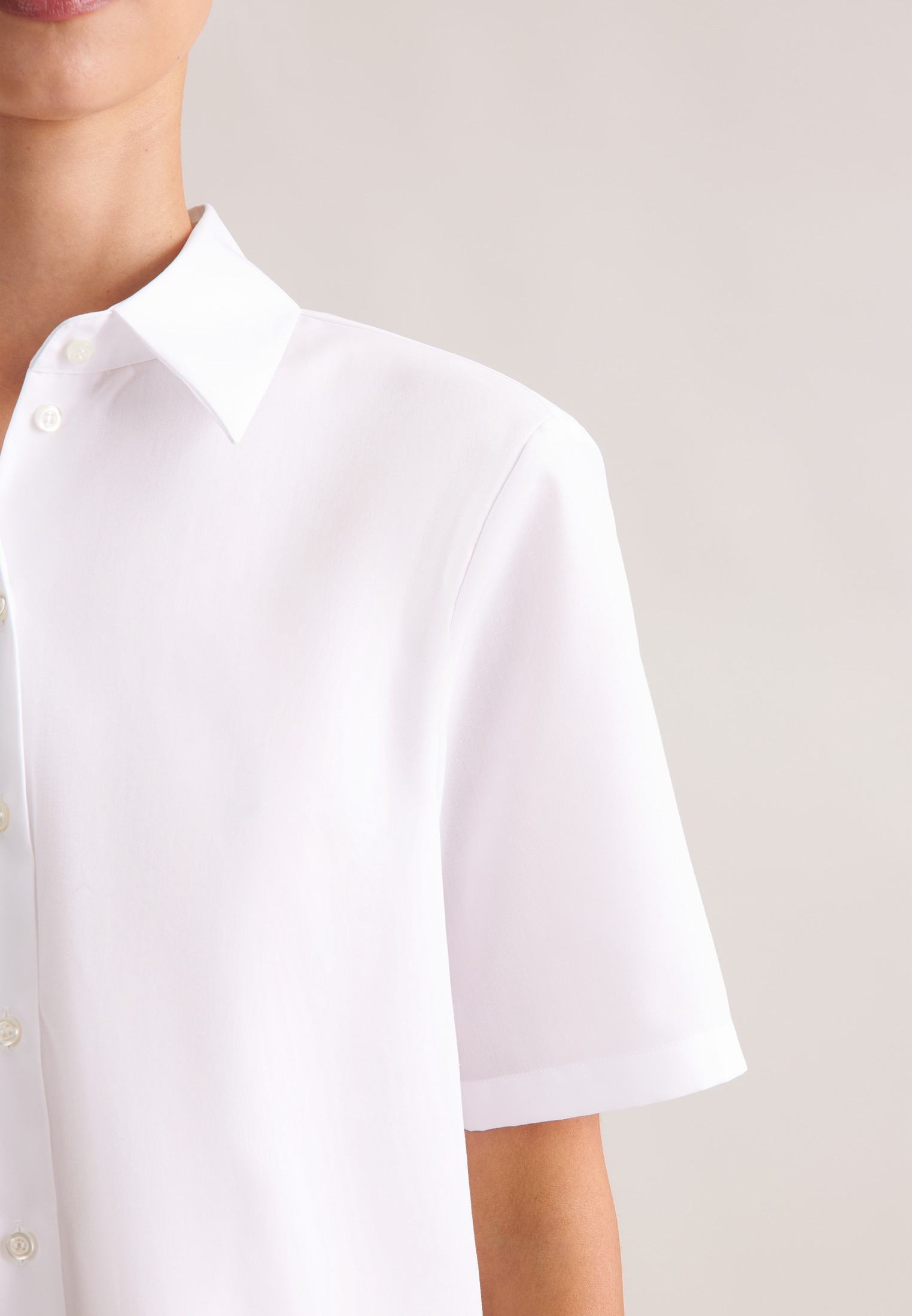 seidensticker Hemdbluse »Schwarze Rose« 1/2 Kragen Uni