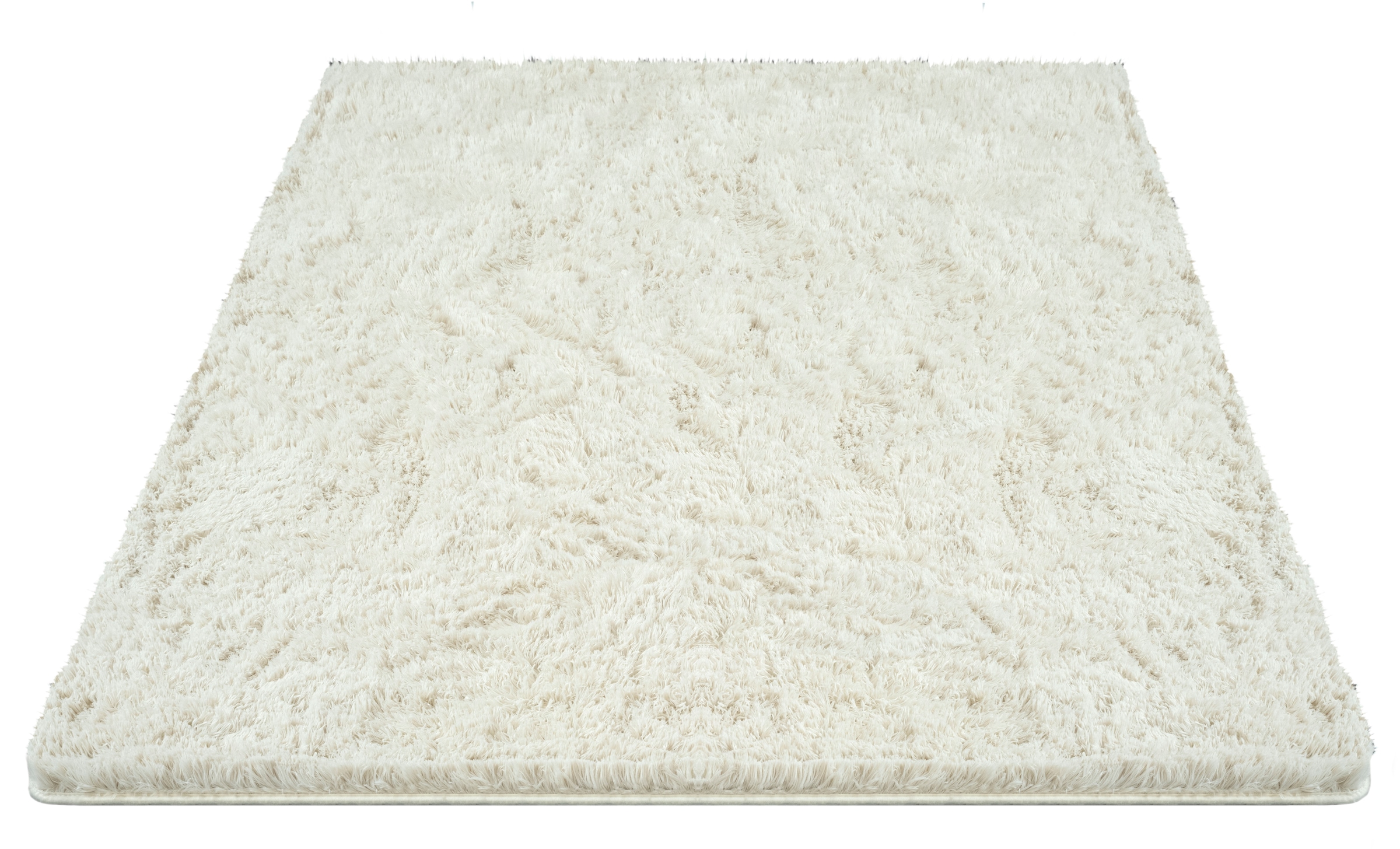 merinos Teppich »Fluffy Shaggy«, rund, 35 mm Höhe, Flauschiger Hochflor Teppich, Wohnzimmer, Anti-Rutsch Unterseite