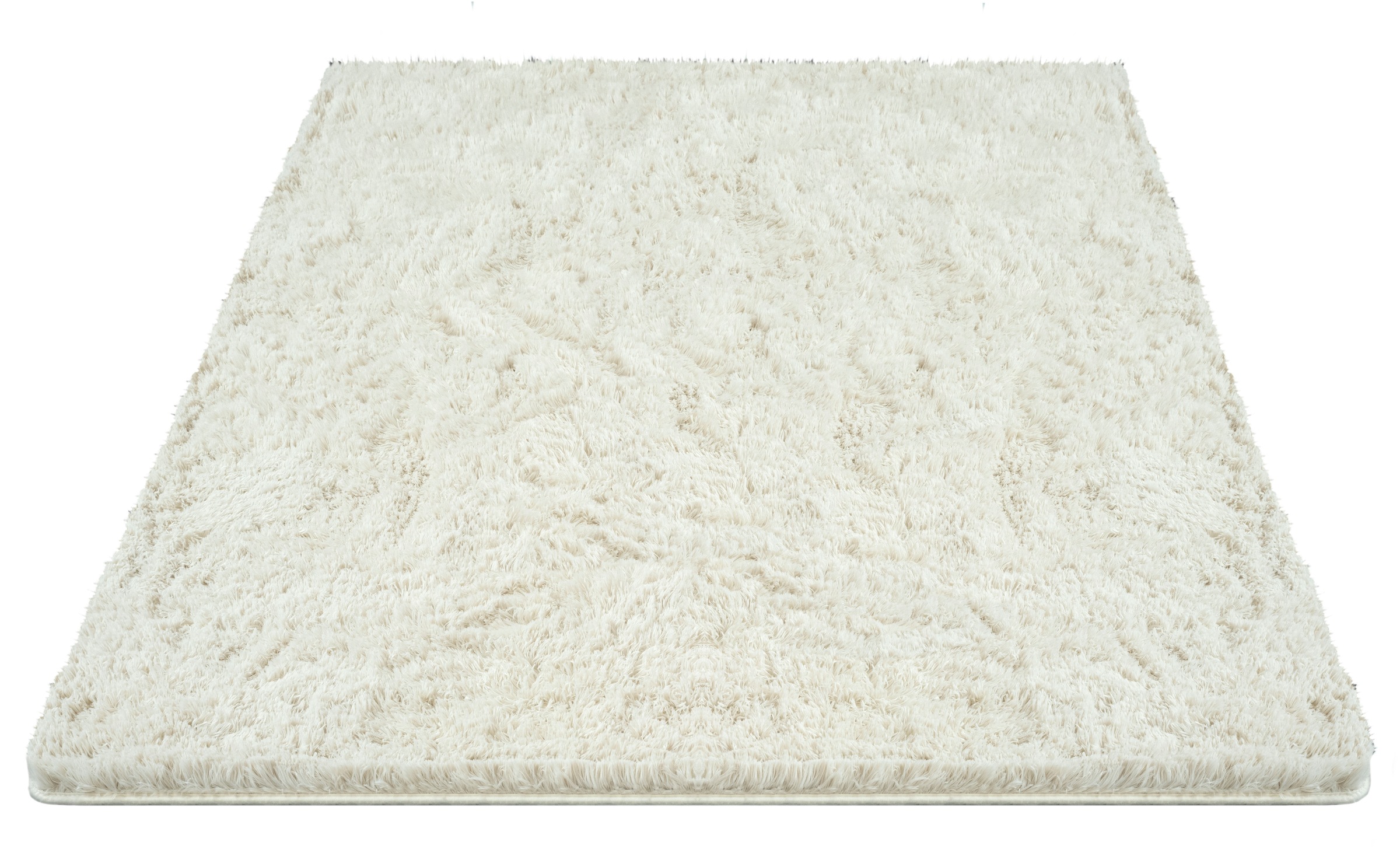Thumbnail - merinos Teppich "Fluffy Shaggy", rund, 35 mm Höhe, Flauschiger Hochflor Teppich, Wohnzimmer, Anti-Rutsch Unterseite