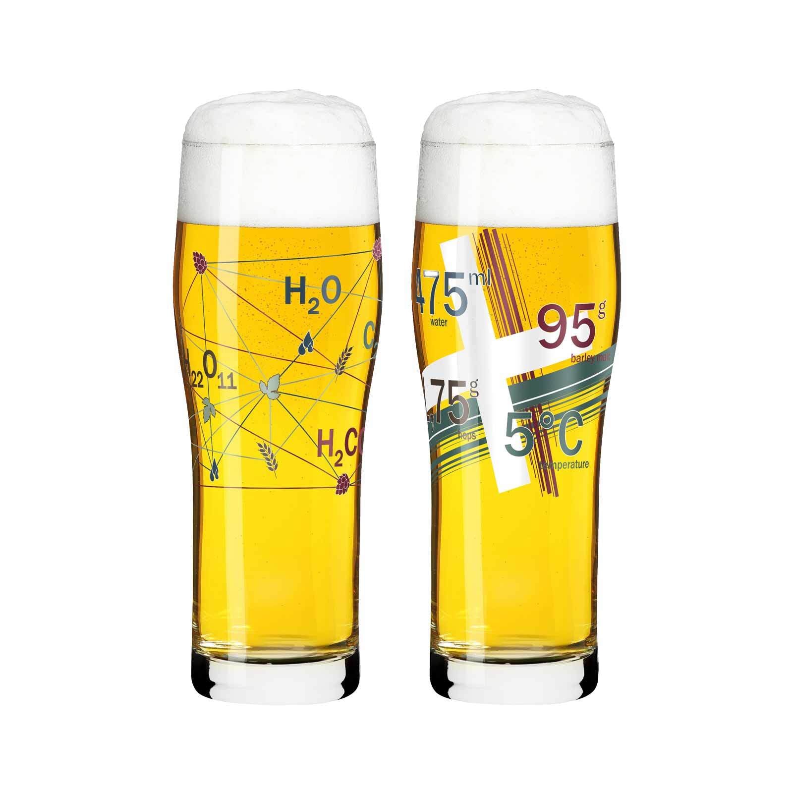 Ritzenhoff Bierglas »Allroundglas Brauchzeit 630 ml 2er Set transparent«